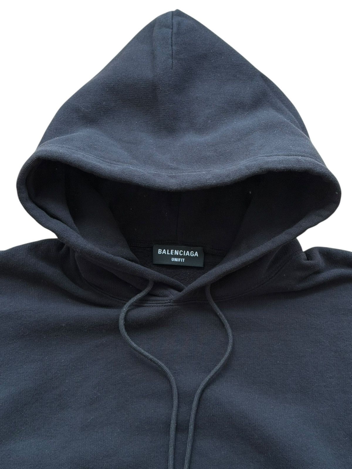 Balenciaga BALENCIAGA DEMNA OVERSIZED BLACK HOODIE Size US XS / EU 42 / 0 - 13 Thumbnail