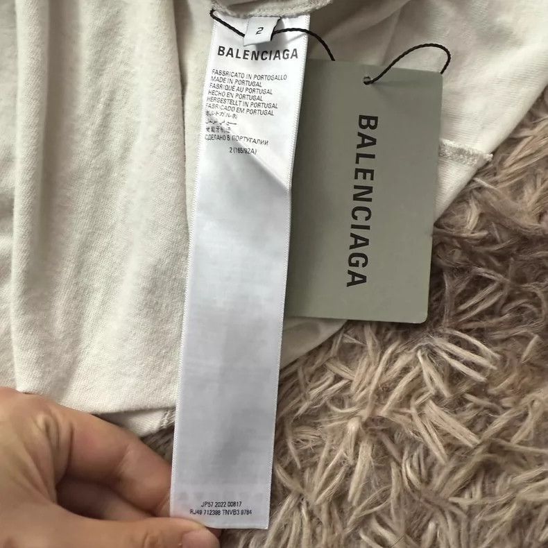 Balenciaga Balenciaga Apple Embroidery Logo Short-Sleeve T-shirt Size US M / EU 48-50 / 2 - 5 Thumbnail