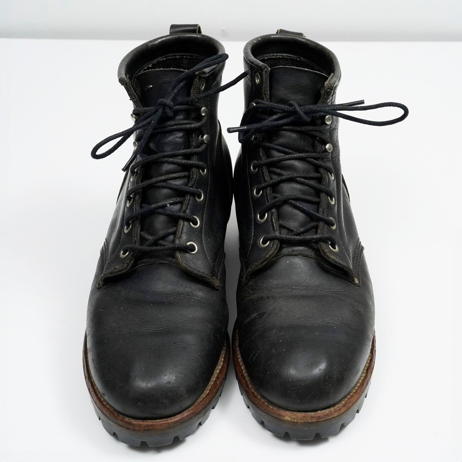 Chippewa Vintage Chippewa Black Leather Logger Work Boots USA 10.5 Size US 10.5 / EU 43-44 - 9 Thumbnail