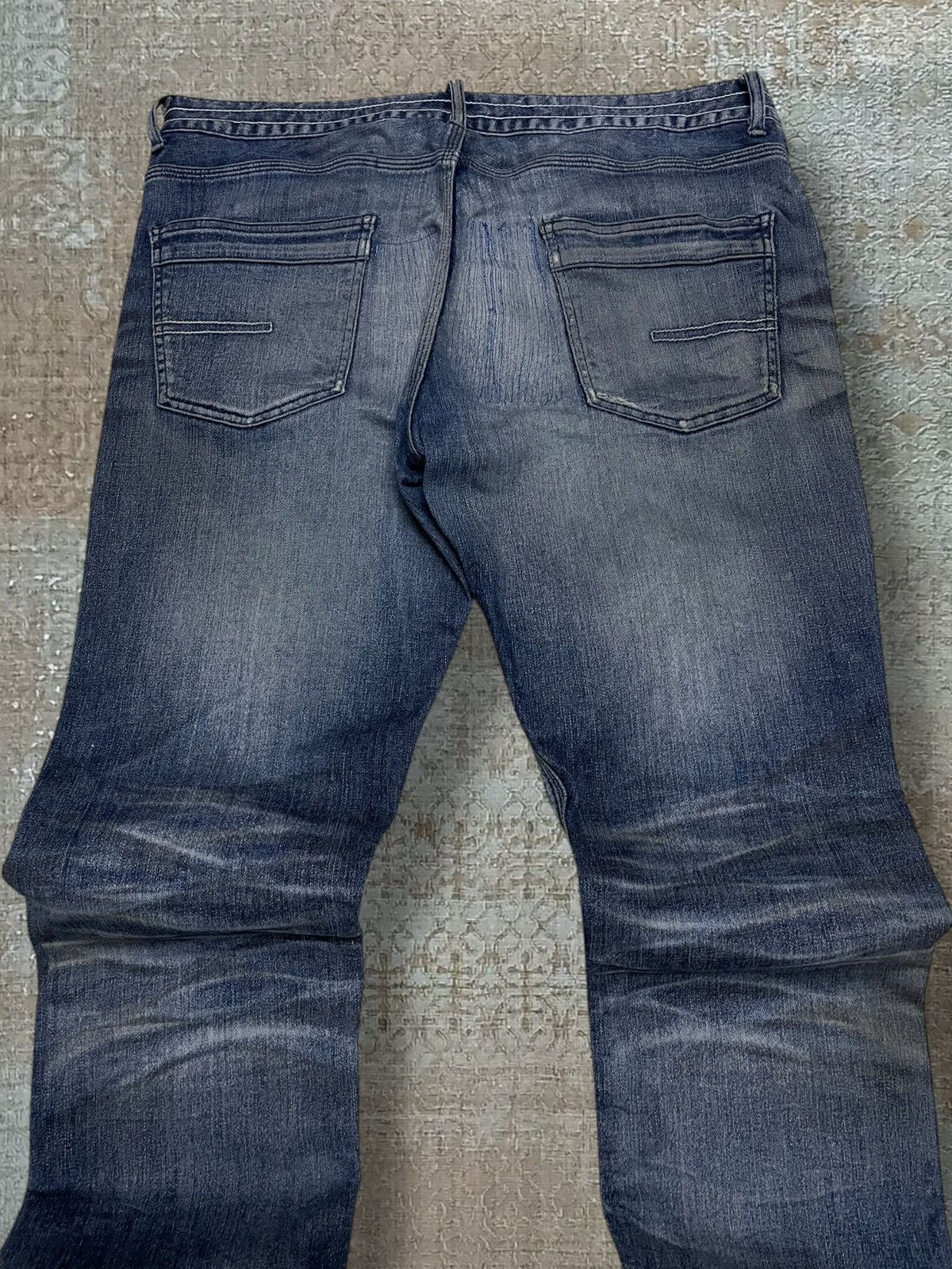 Japanese Brand Vintage 90s Designer Japan High Street Distressed City Denim Size US 33 - 12 Thumbnail
