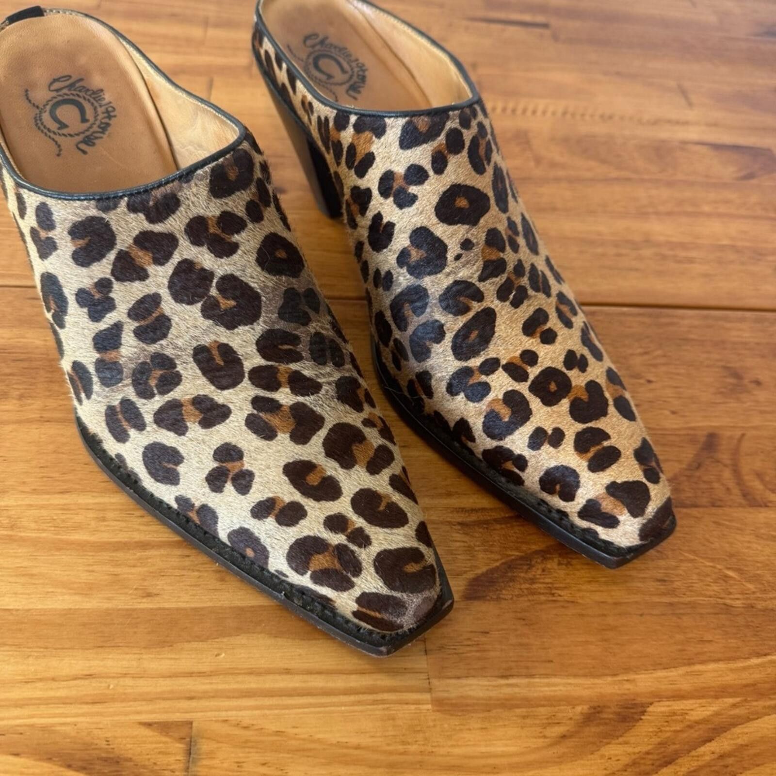 Other Charlie 1 Horse Leopard Mule Clogs Size US 8 / IT 38 - 3 Thumbnail