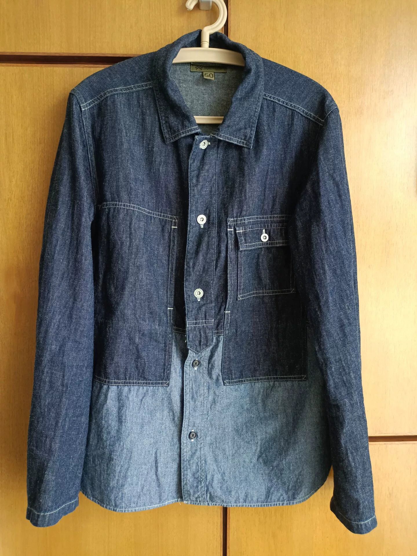 Nigel Cabourn Nigel Cabourn Classic Patchwork Shirt Size US M / EU 48-50 / 2 - 1 Thumbnail