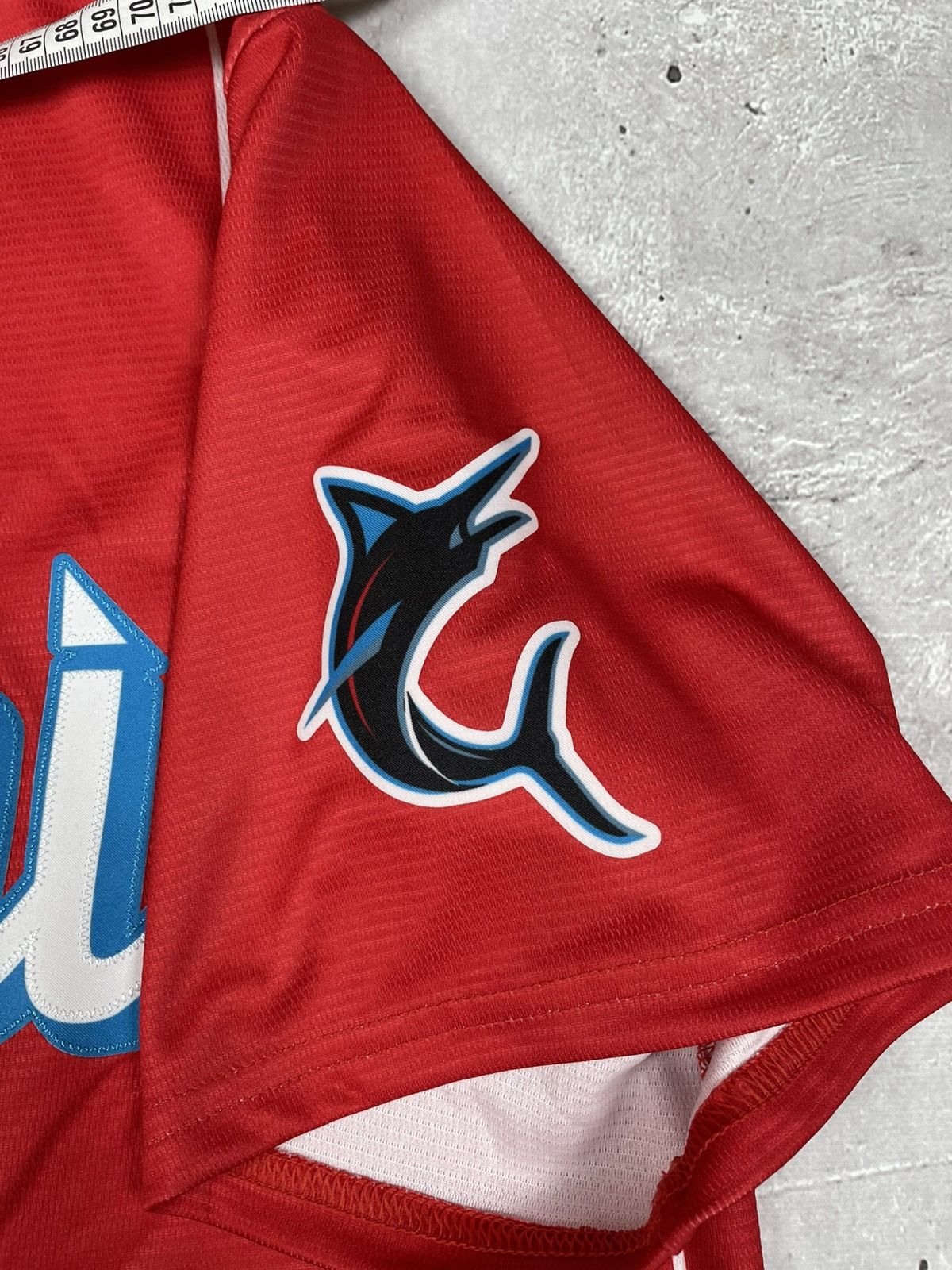 Nike Nike Miami Marlins Sugar Kings Solar Baseball Jersey Men's L Size US L / EU 52-54 / 3 - 12 Thumbnail
