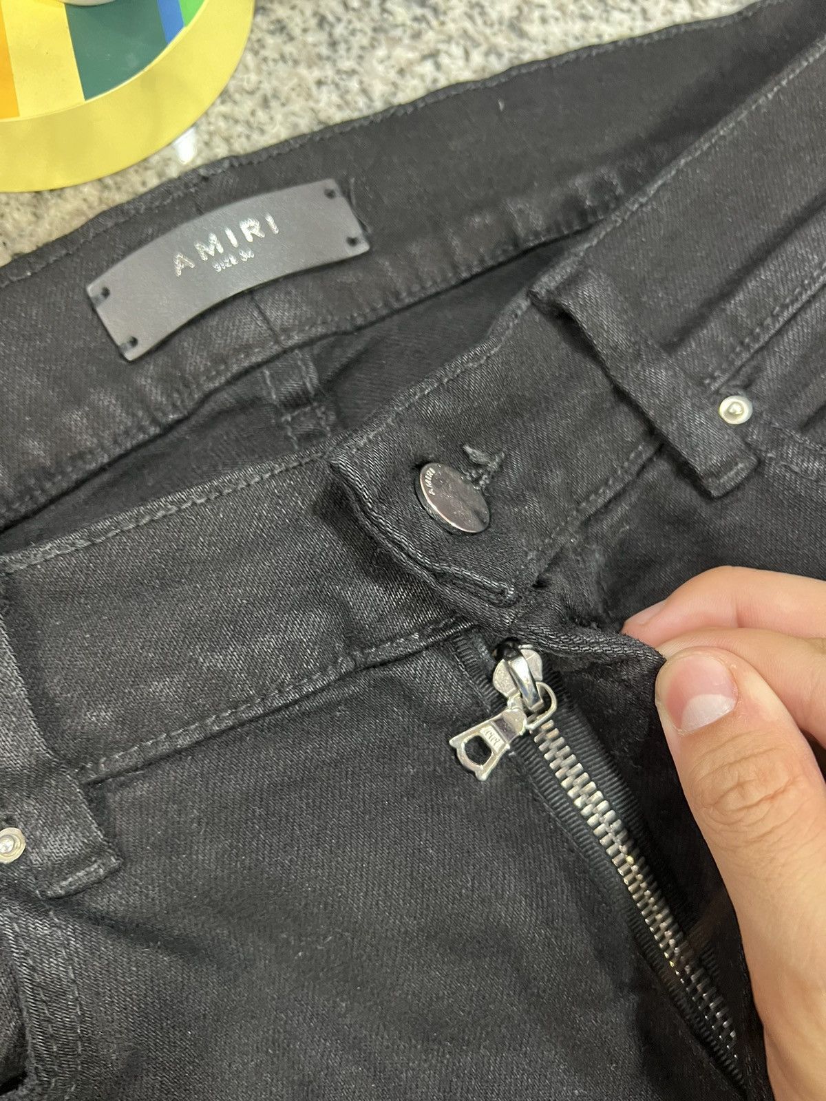 Amiri Amiri Jean Mx1 Black Thrasher Size US 34 / EU 50 - 4 Thumbnail