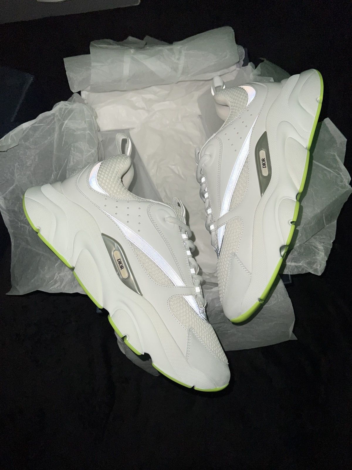 Dior Christian Dior B22 “Lime Bottom” Size US 11 / EU 44 - 3 Thumbnail