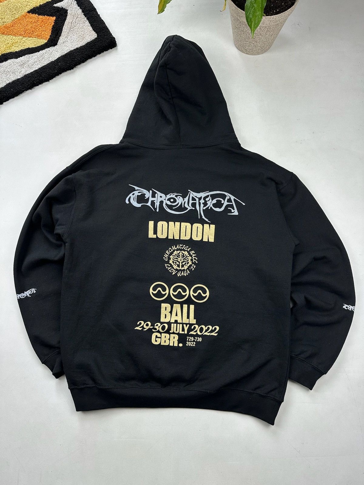 Band Tees Lady Gaga Chromatica Promo Hoodie Forrest Green Size US XL / EU 56 / 4 - 1 Thumbnail
