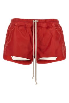 Rick Owens FOGACHINE Cut-out Detail SPARTAN Coated Denim Shorts men -  Glamood Outlet