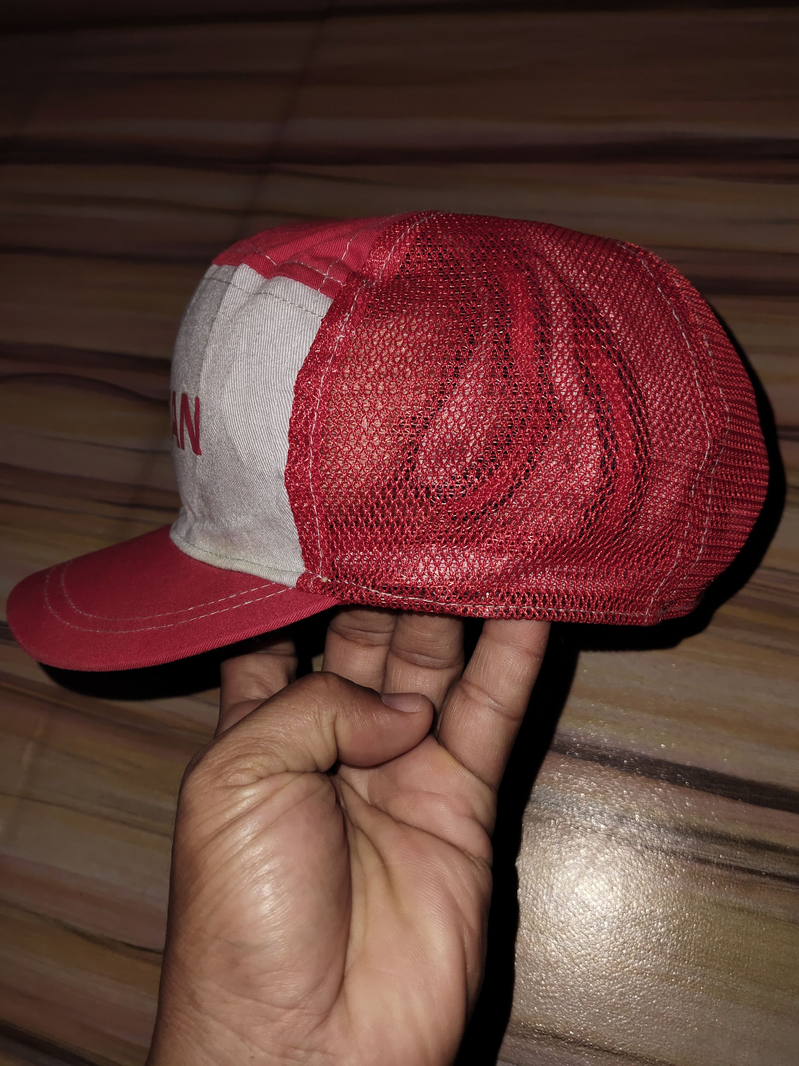Gear for Sports × Vintage Vintage NISSAN Big Logo 7 Panel Trucker Cap Size ONE SIZE - 3 Thumbnail