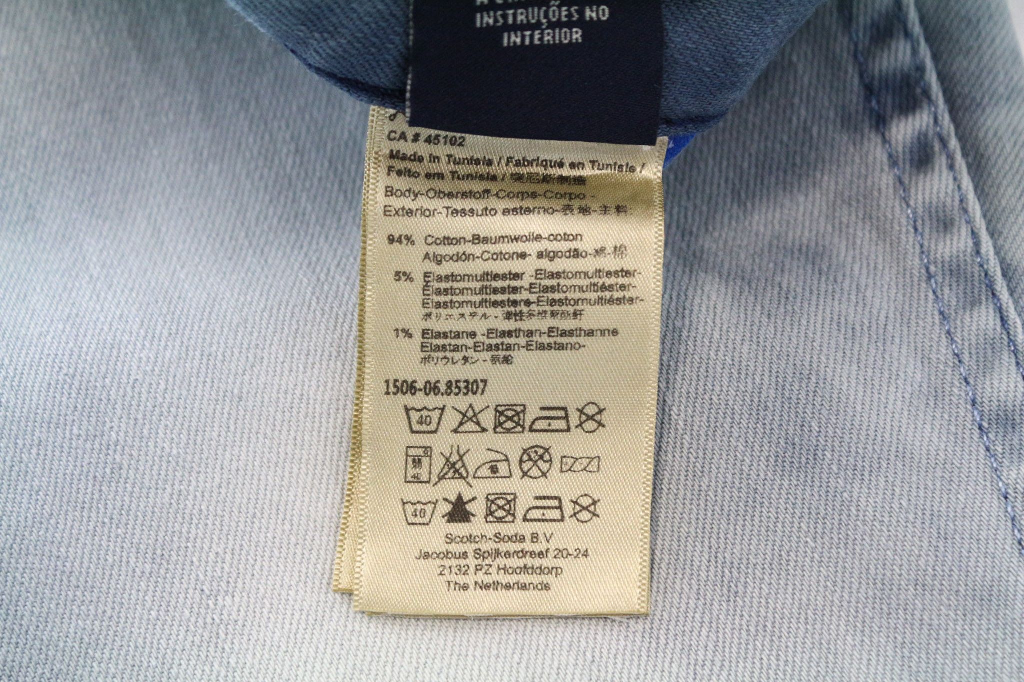 Scotch & Soda SKIM W29/L34 Blue Skinny Stretch Jeans 75196 Size US 29 - 7 Thumbnail