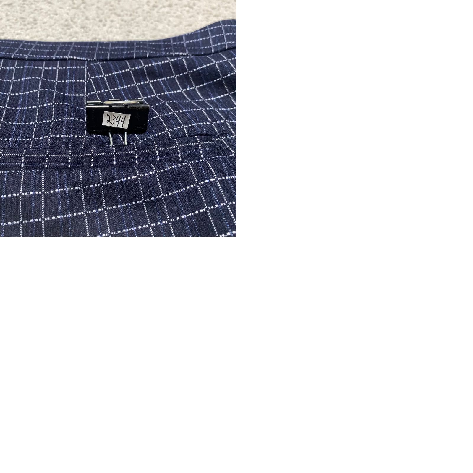 Vintage Liverpool Womens Dress Pants sz 14 Blue Plaid Check Ankle Pull On High Rise Size 25" / US 0 / IT 36 - 7 Thumbnail