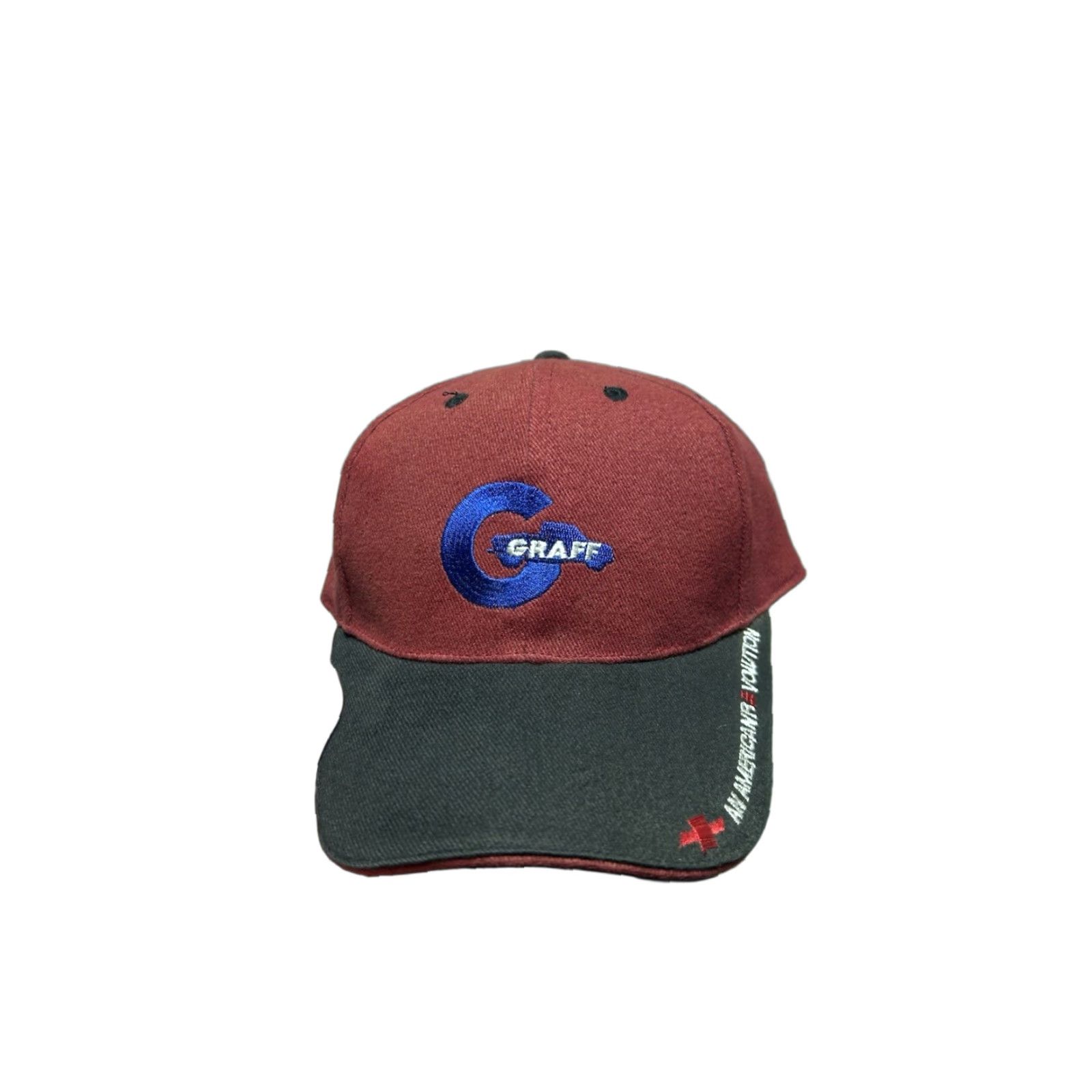 GRAFF VINTAGE Chevy Graff Strapback Hat Cap City Bay Michigan Car Truck Red Adjustable Men Mens Size ONE SIZE - 1 Thumbnail