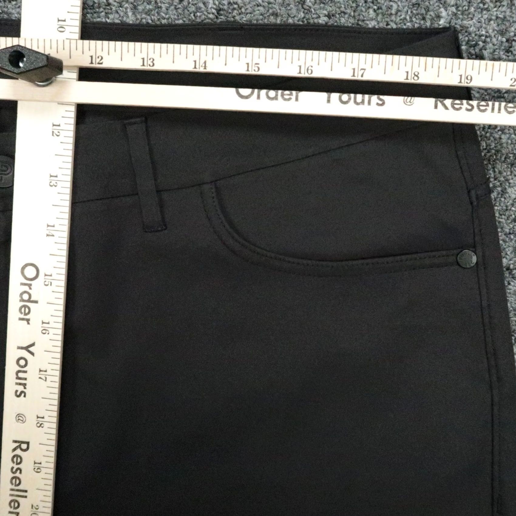 Vintage Public Rec Pants Mens 38x32 Black Chino 5 Pocket Stretch Flat Front Regular 38in Inseam Mens Clothing Size US 38 / EU 54 - 7 Thumbnail