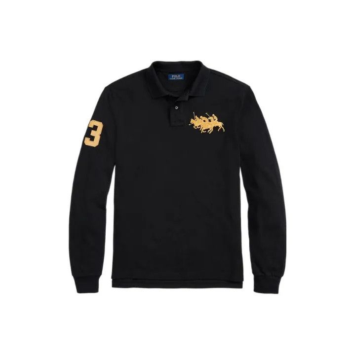 Polo Ralph Lauren Polo Ralph Lauren Slim Fit Logo Embroidered Long-Sleeve Polo Size US L / EU 52-54 / 3 - 1 Thumbnail