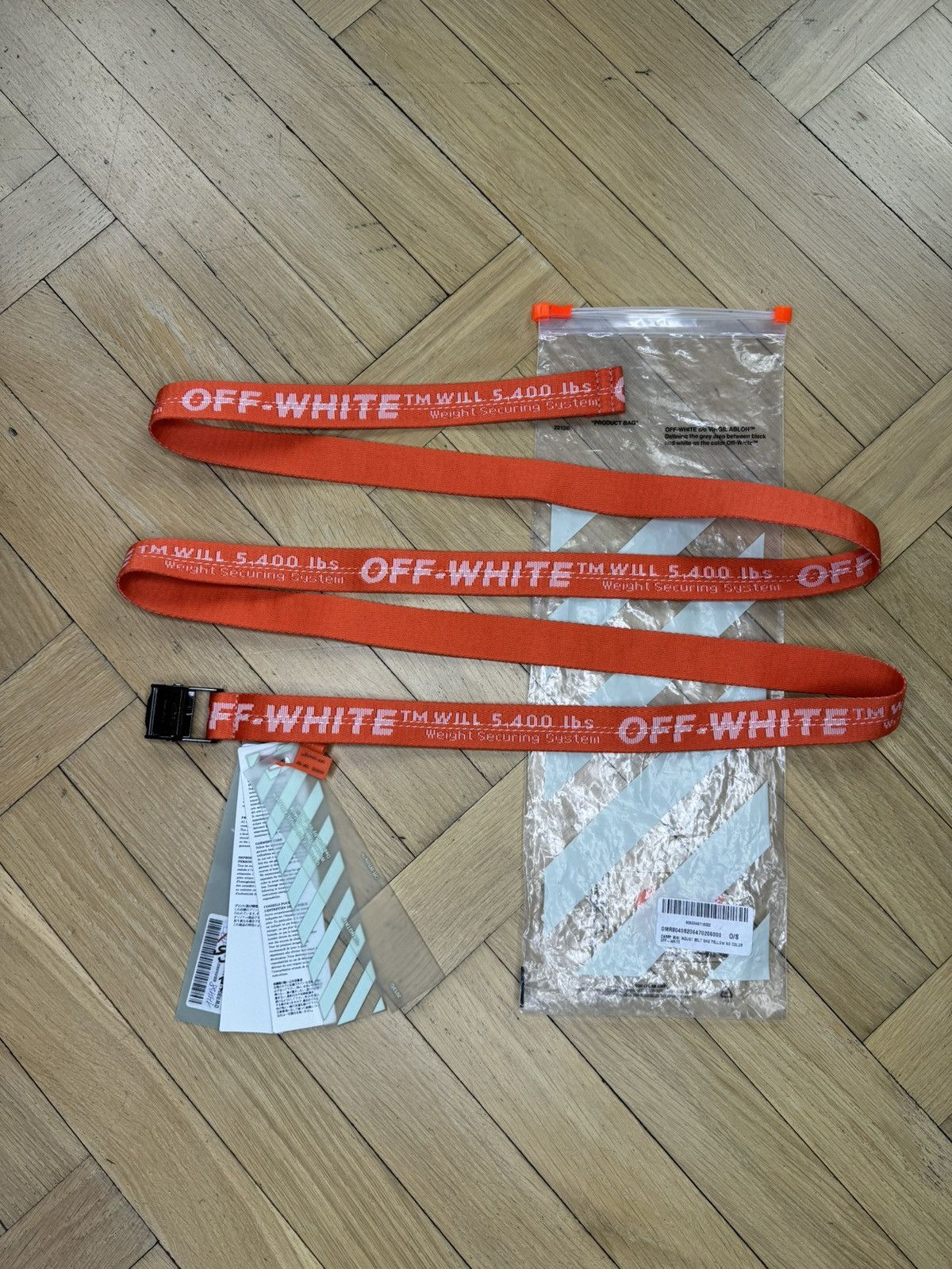 Off White NEW Off White Mini Industrial Belt Orange Grailed