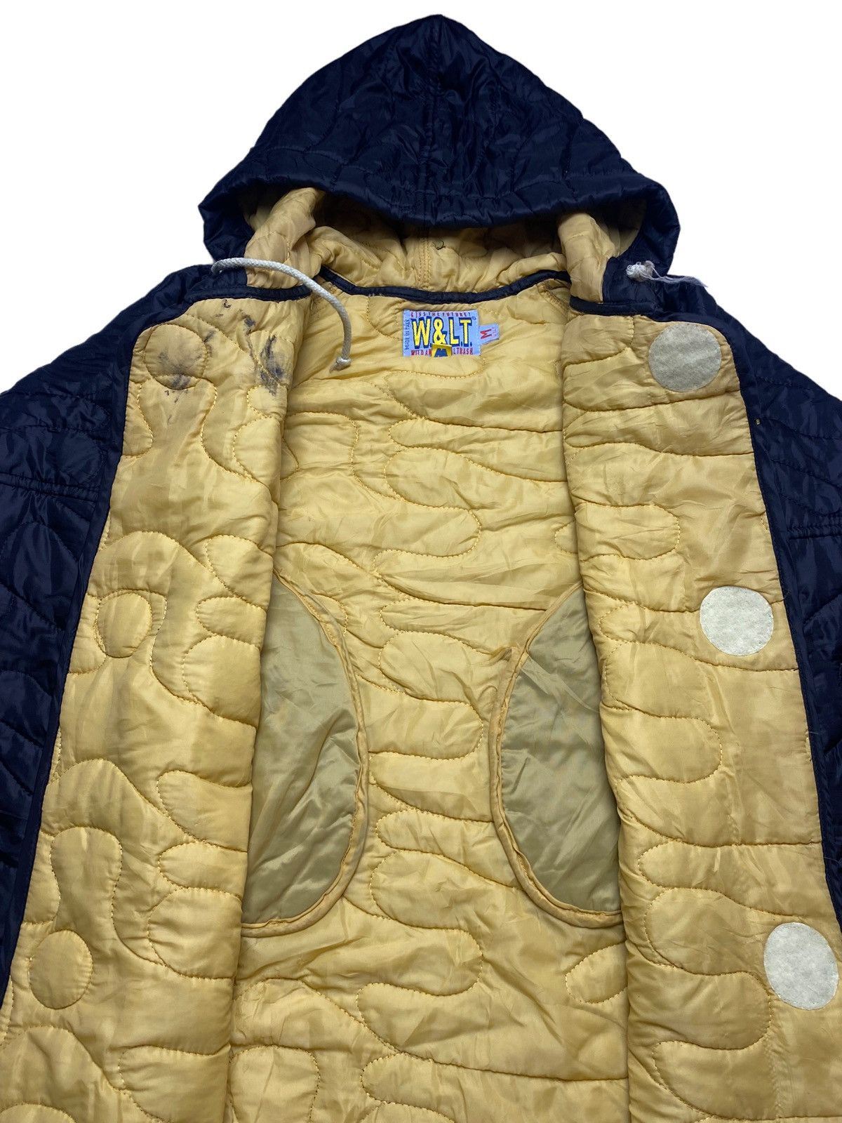 Walter Van Beirendonck 1990s W&LT - Super Oversized Quilted Alien Patterned Jacket Size US XXL / EU 58 / 5 - 8 Thumbnail