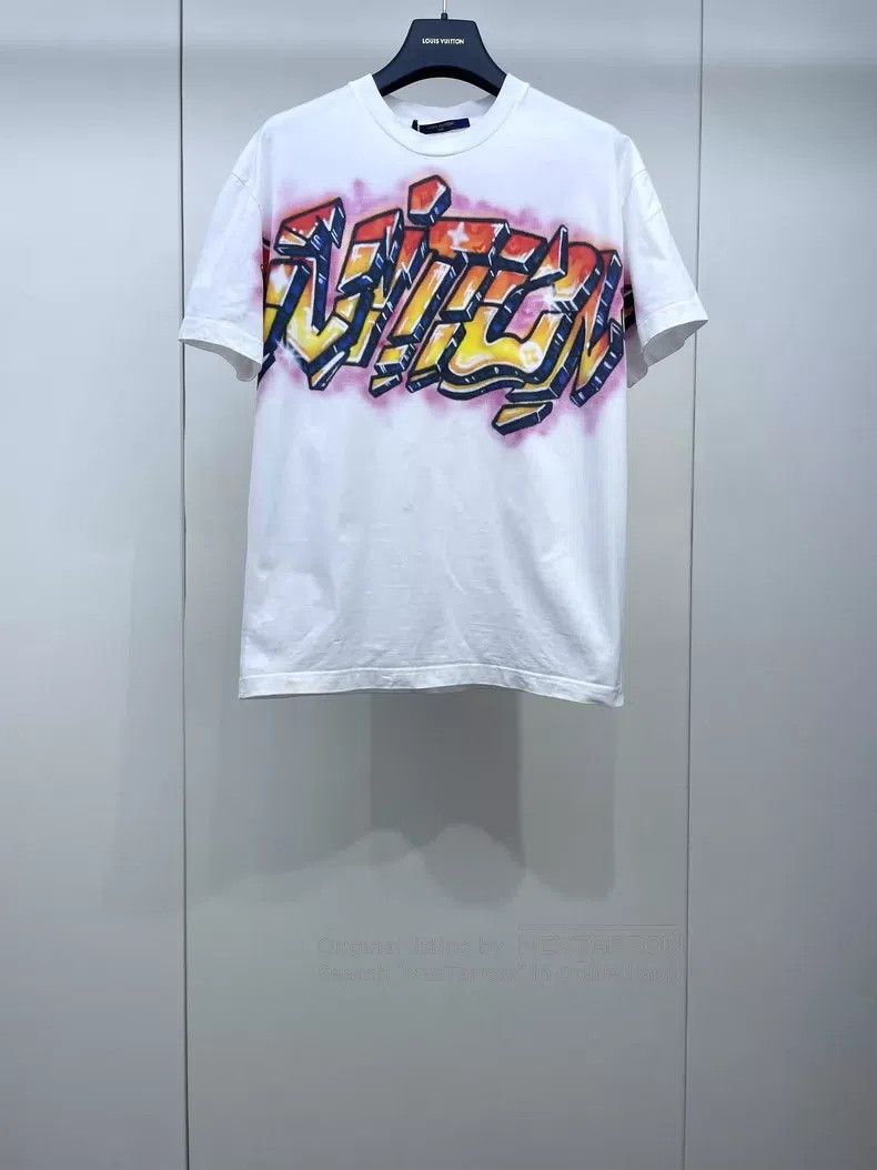 Louis Vuitton Louis Vuitton Flame graffiti monogram short sleeve T-shirt Size US XS / EU 42 / 0 - 1 Thumbnail
