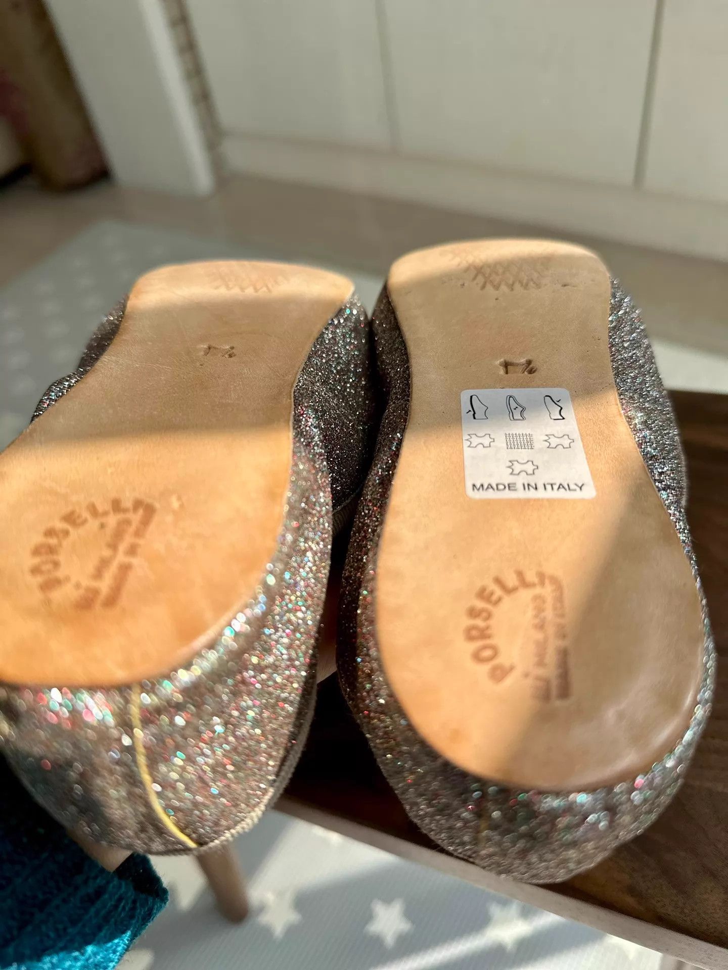 Other Porselli Italian Handmade Ballet Flats NWT 14 (36) Size US 5.5 / IT 35.5 - 3 Thumbnail