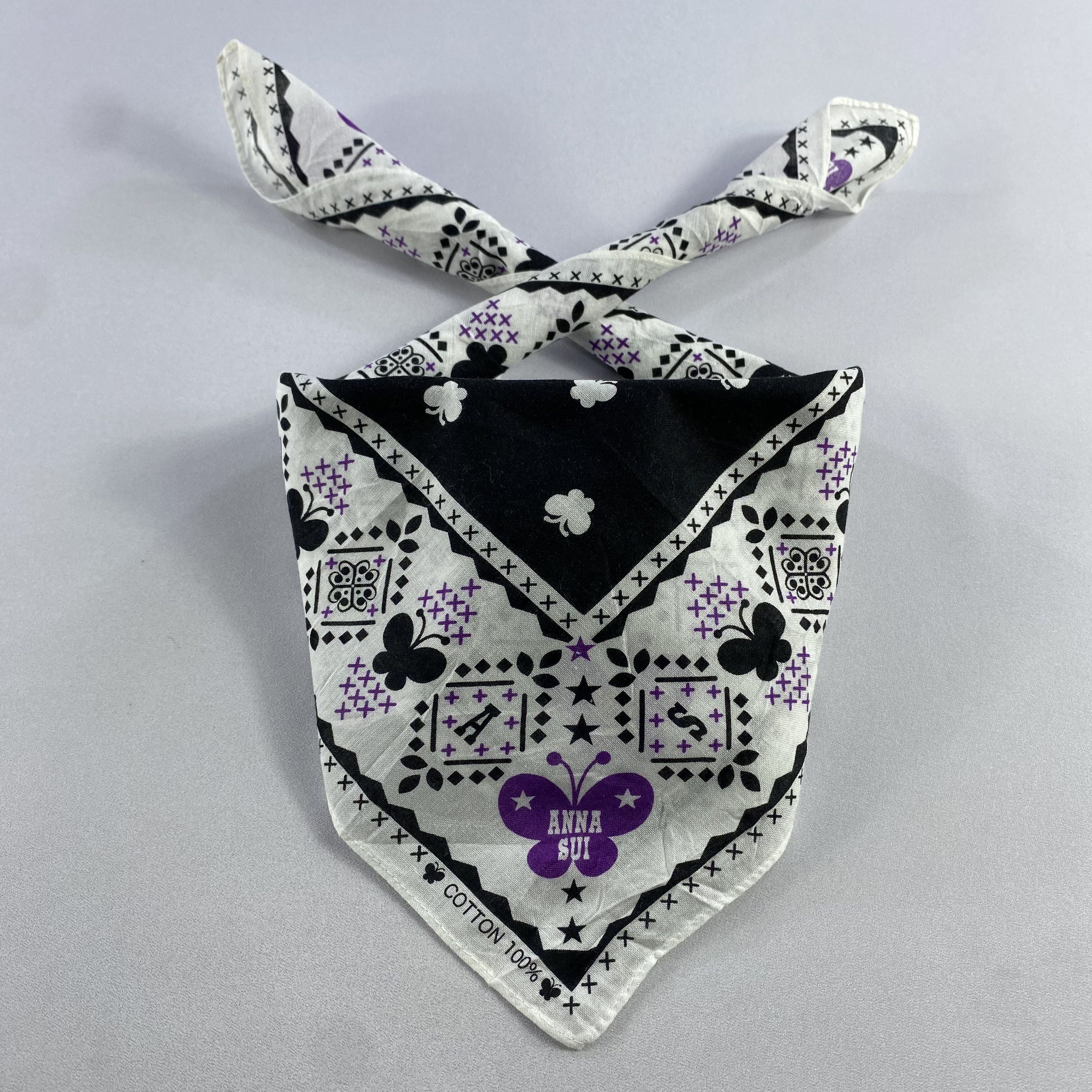 Vintage Anna Sui Bandana/ Handkerchief / Neckerchief Size ONE SIZE - 1 Thumbnail