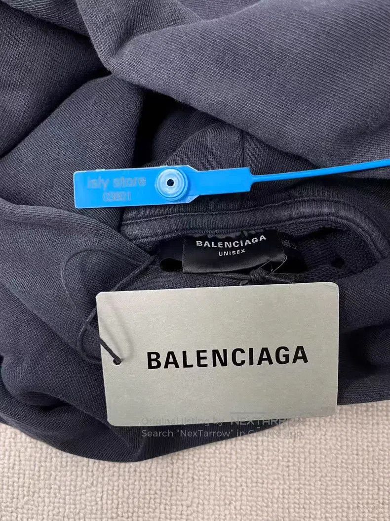 Balenciaga Balenciaga Letter Pattern Printed Hooded Casual Sweatshirt Size US S / EU 44-46 / 1 - 4 Thumbnail