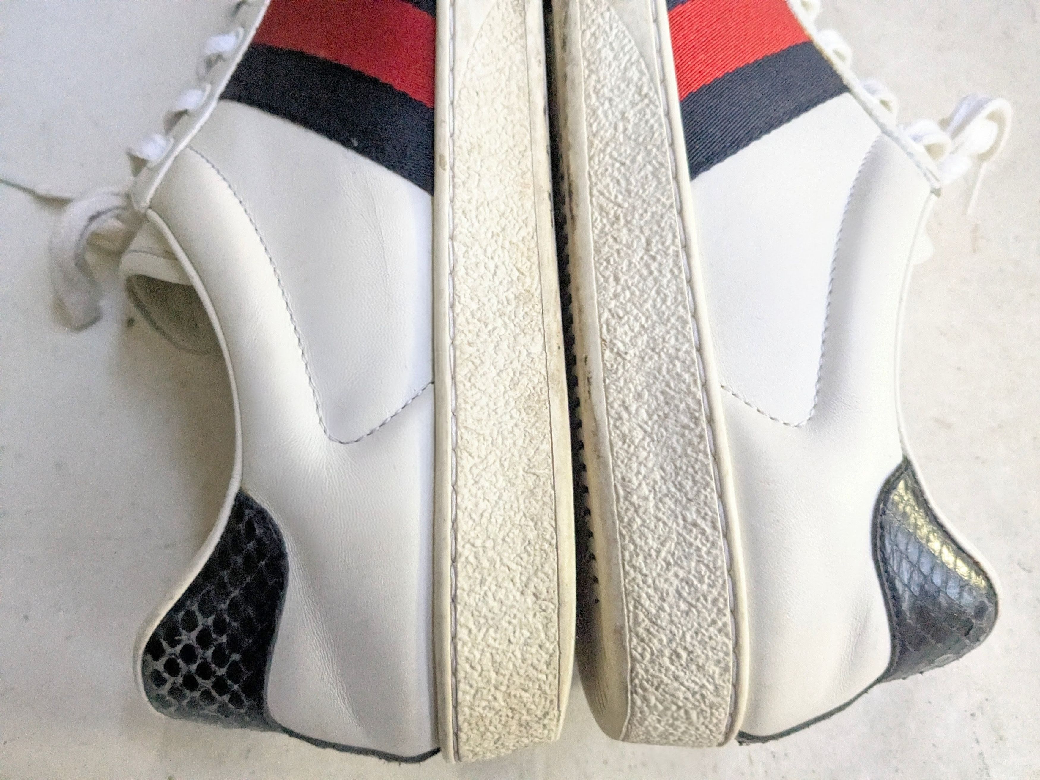 Gucci Gucci Ace Sneakers White Low Tops 9.5 Leather Size US 9.5 / EU 42-43 - 9 Thumbnail