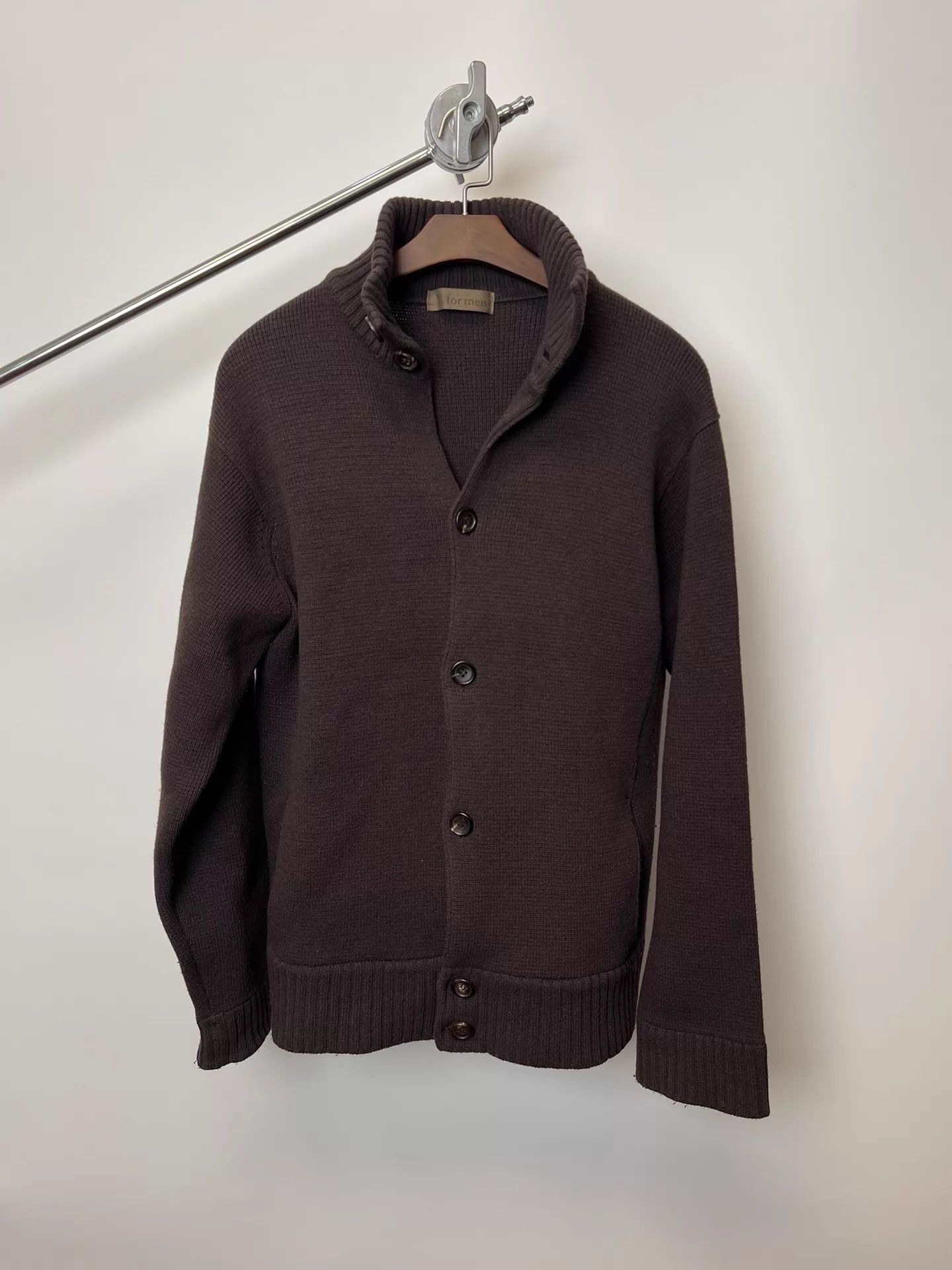 Yohji Yamamoto Yohji Yamamoto YS Man Wool-Blend Knit Cardigan Size US L / EU 52-54 / 3 - 1 Thumbnail