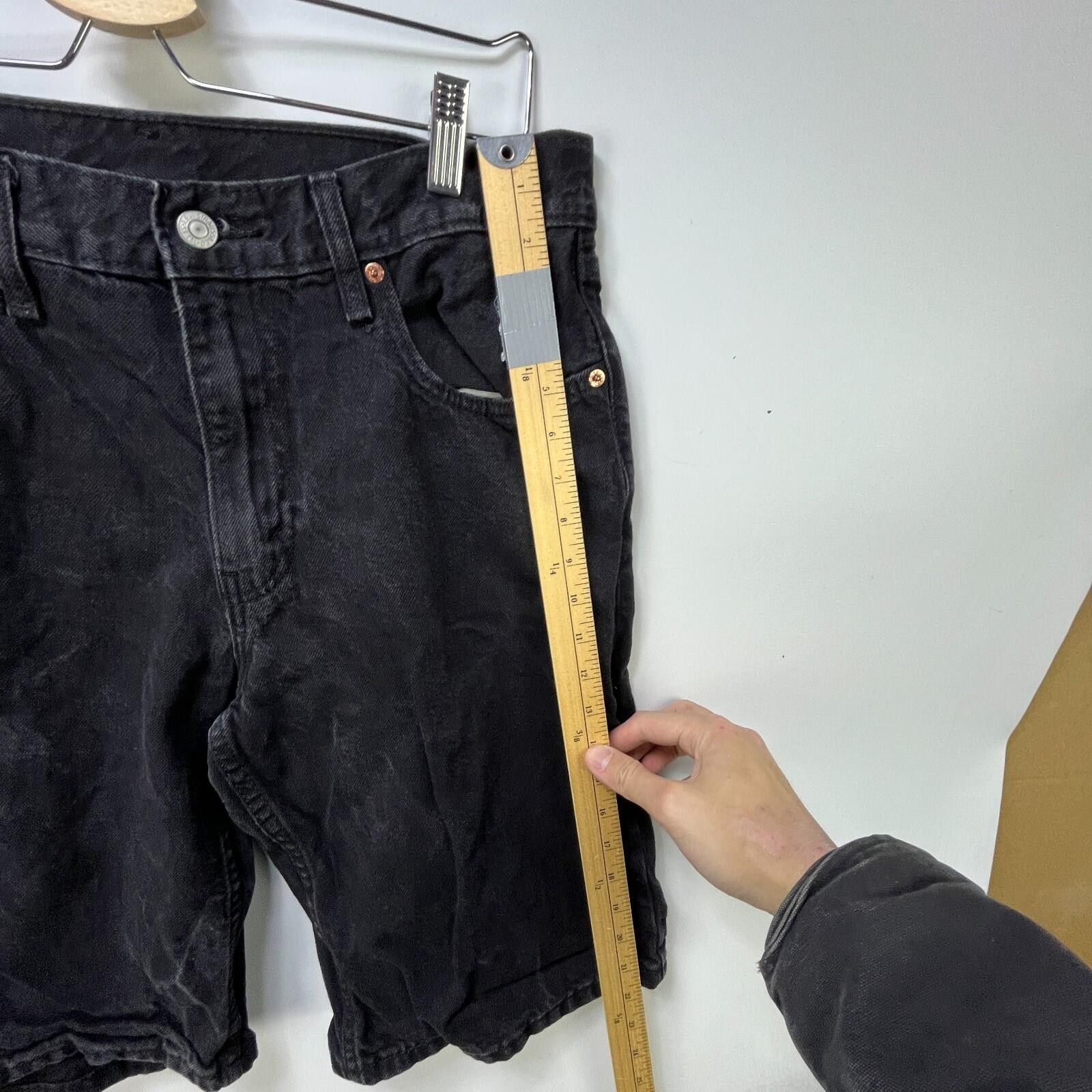 Levi's Vintage Levis Red Tab Black Jorts Jean Shorts 32 Size US 32 / EU 48 - 8 Thumbnail