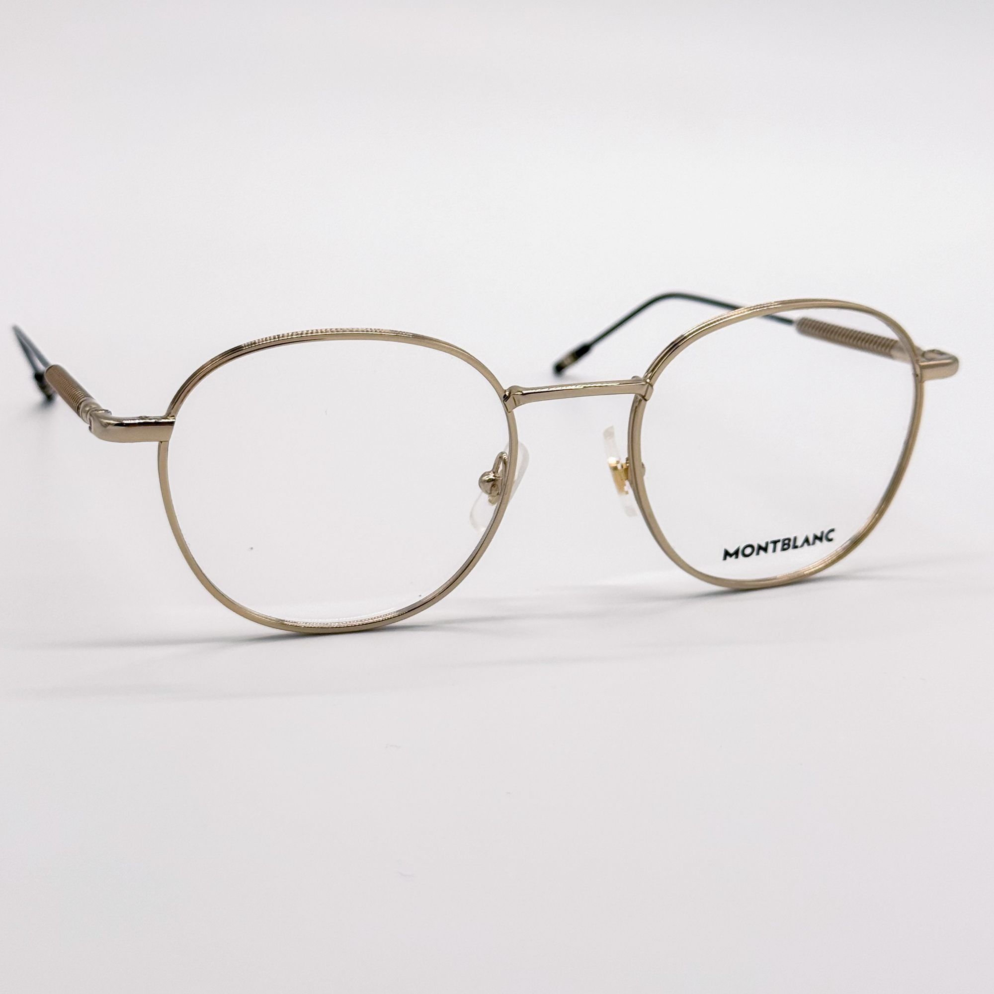 Montblanc NEW MONTBLANC EYEGLASSES MB0048O 002 GOLD MEN EYEWEAR Size ONE SIZE - 5 Thumbnail