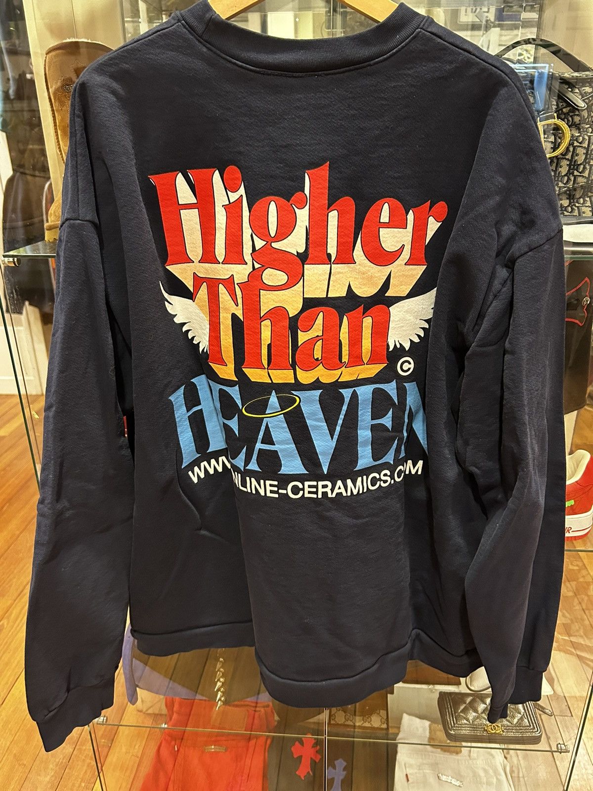 Online Ceramics Online Ceramics Higher Than Heaven Crewneck Size US XXL / EU 58 / 5 - 2 Thumbnail