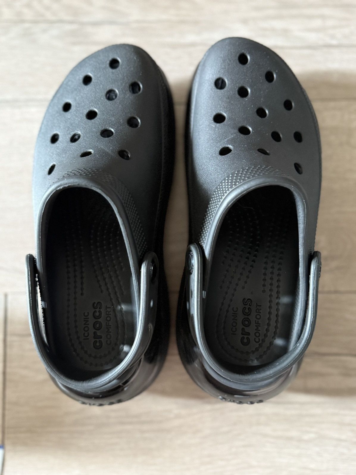 Crocs Glossy Ink Platform Crocs Size US 7 / IT 37 - 3 Thumbnail