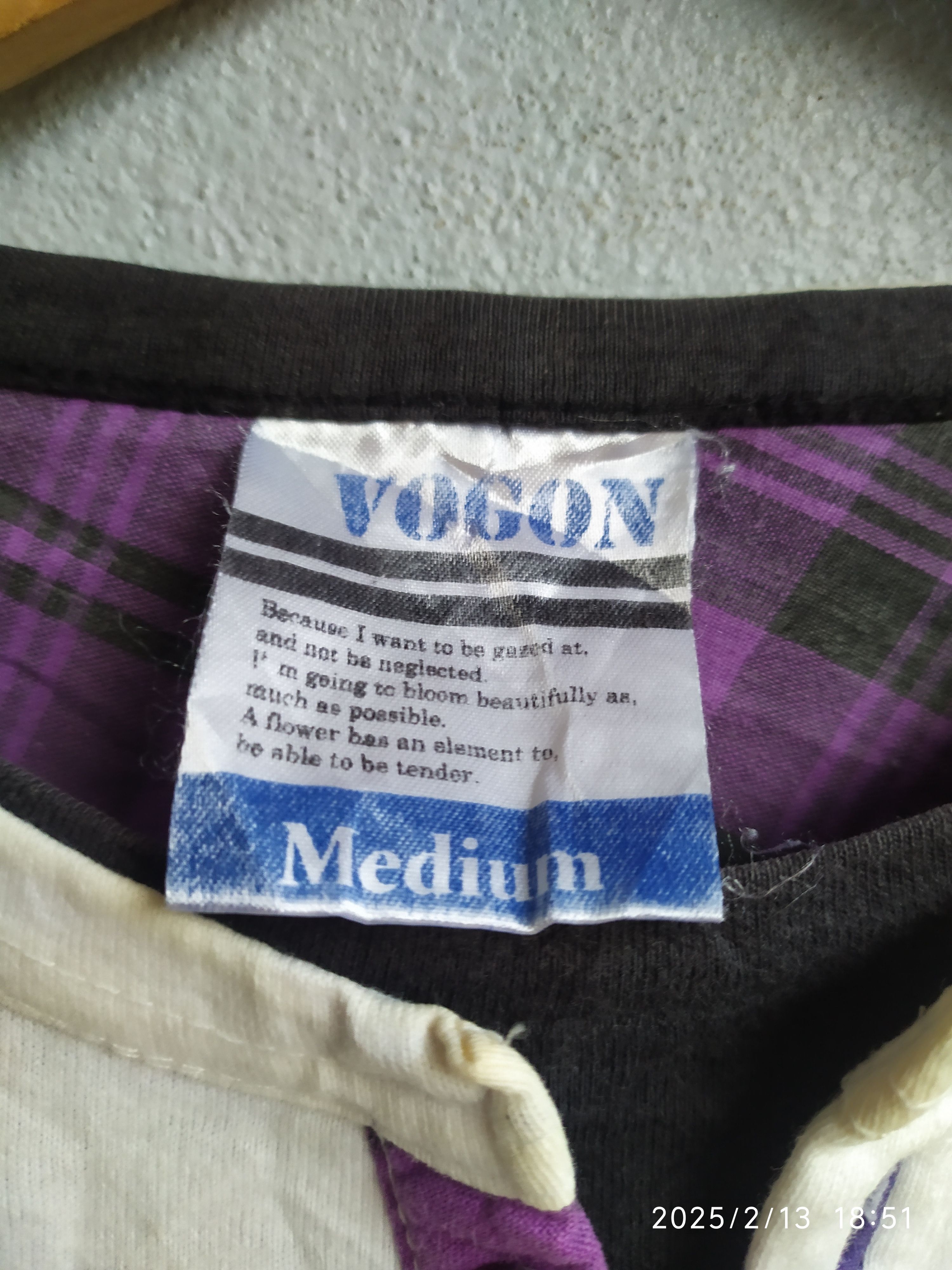 If Six Was Nine × Japanese Brand × Le Grande Bleu (L.G.B.) Y2K VOGON Poem Double Layer LGB Long Sleeve Size US M / EU 48-50 / 2 - 6 Thumbnail