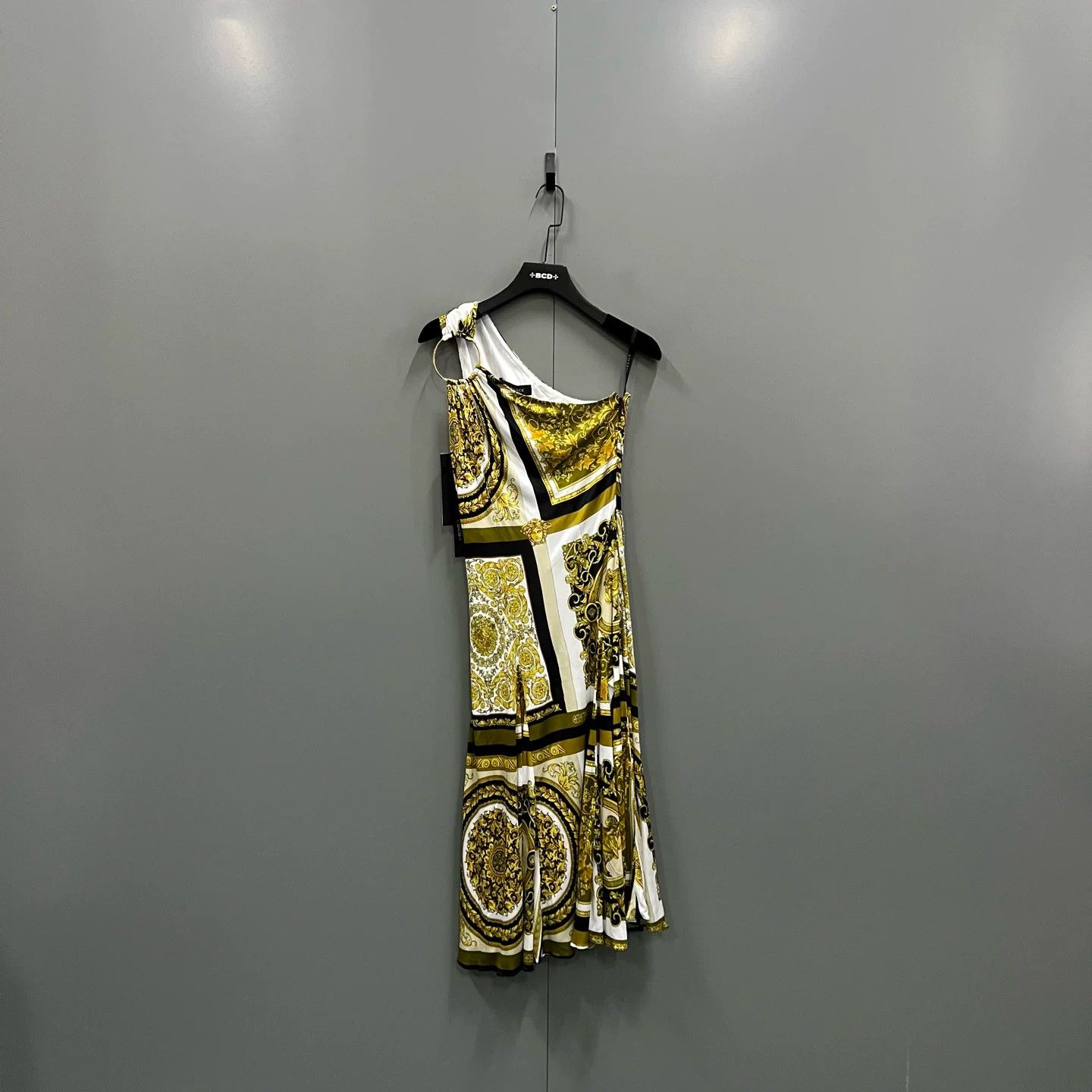 Versace Versace Baroque Print One-Shoulder Sleeveless Dress Size M / US 6-8 / IT 42-44 - 1 Thumbnail