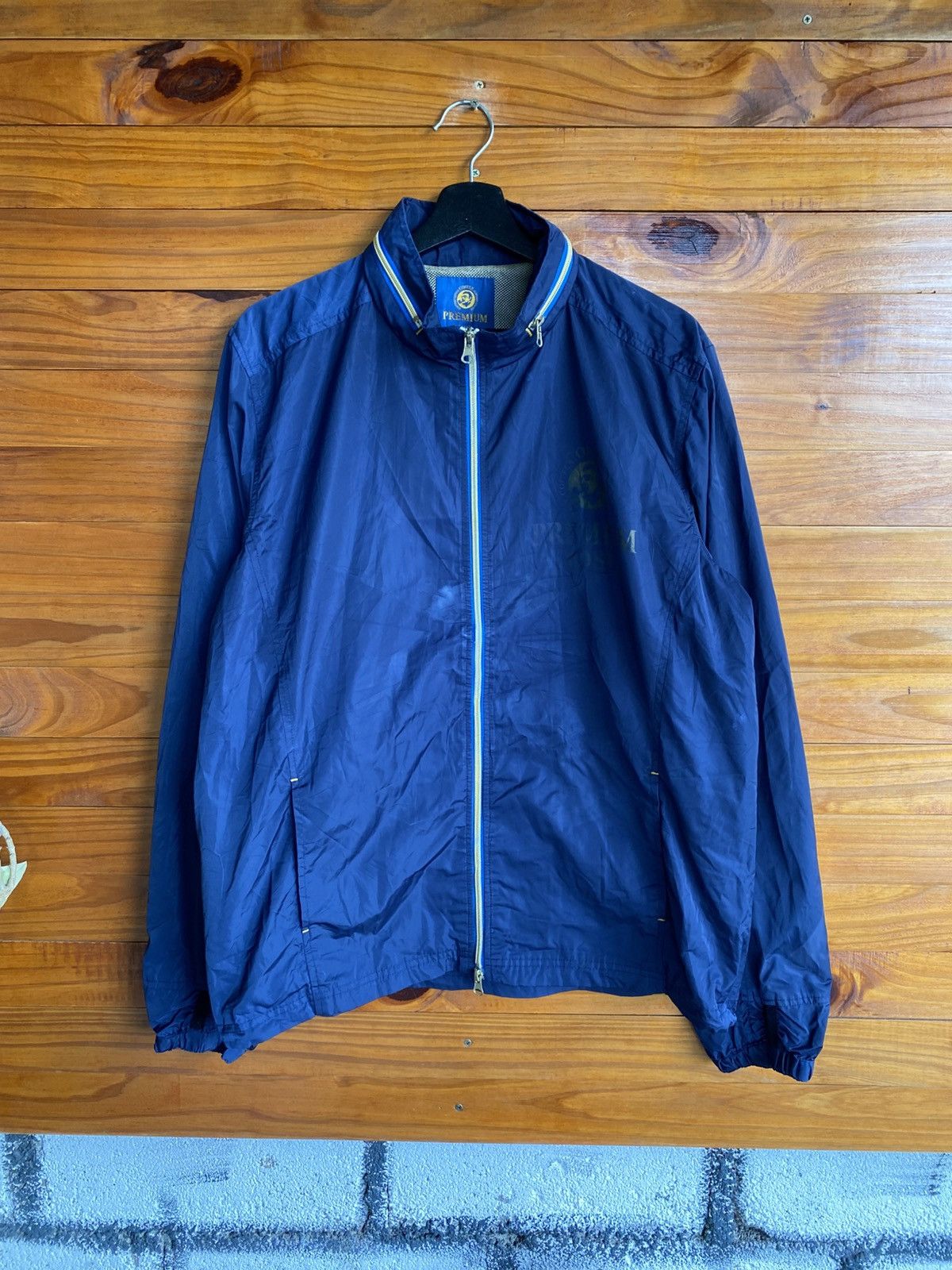 Japanese Brand Premium Boss Coffee Blue Zip-Up Jacket – Vintage Japanese Size US L / EU 52-54 / 3 - 3 Thumbnail