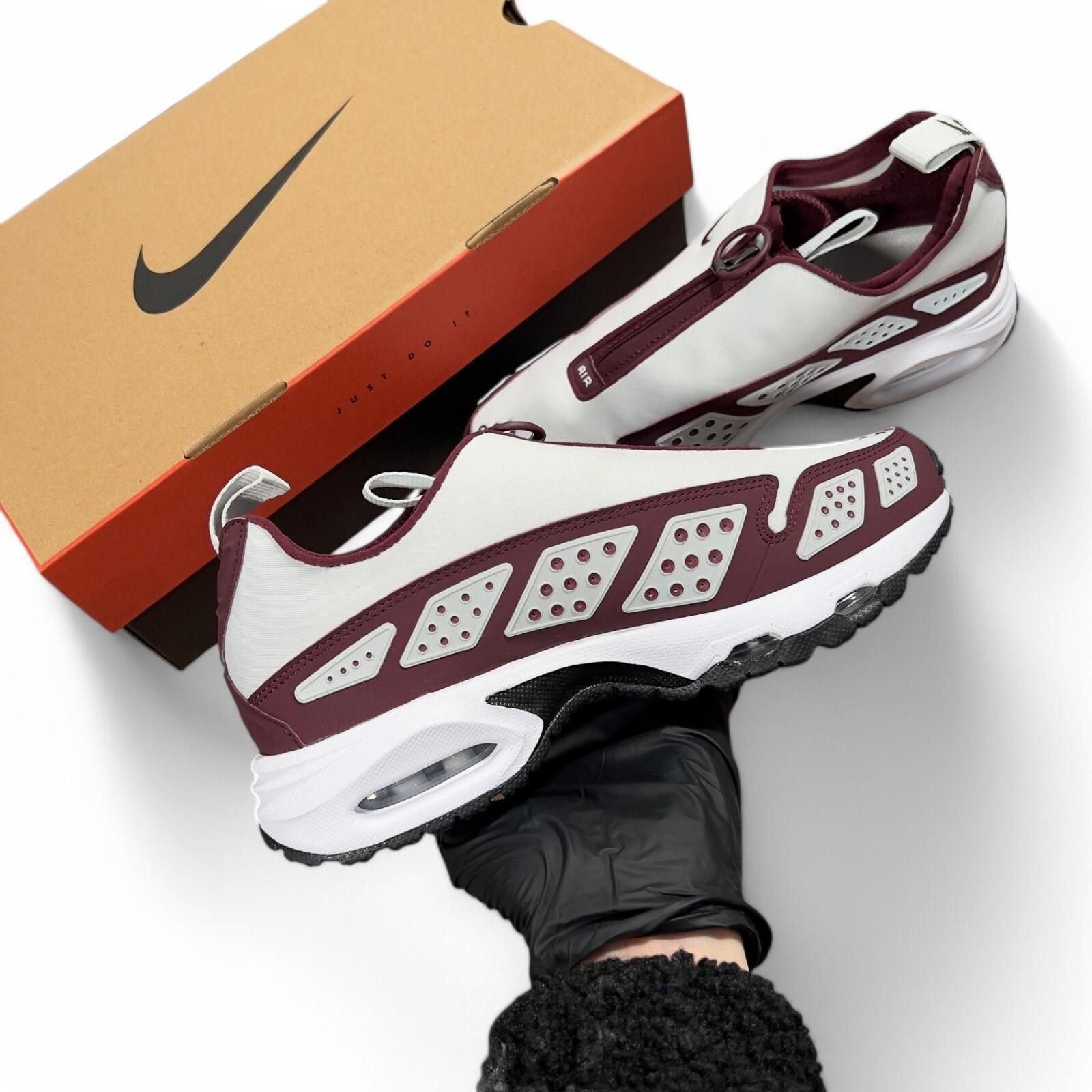 Nike 💥 Nike Air Max SNDR UK 5 Photon Dust Night Maroon Zip-Up Size US 7.5 / IT 37.5 - 1 Thumbnail