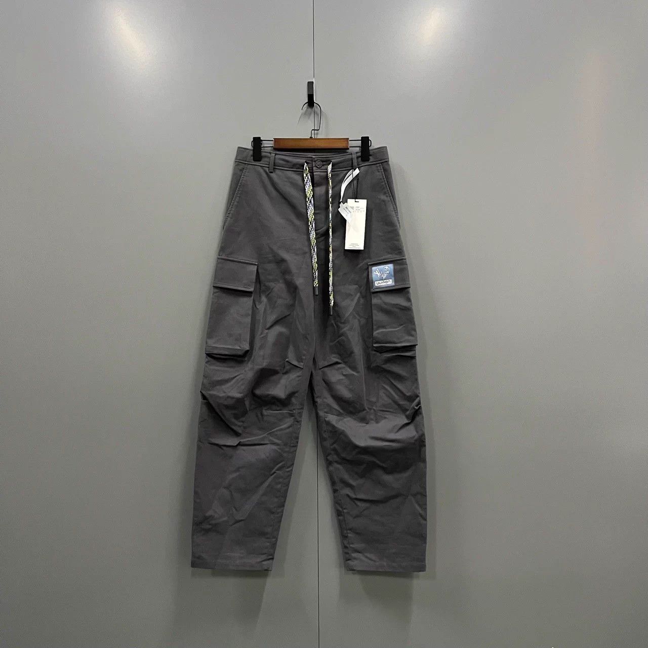 Louis Vuitton LV gray print logo drawstring pants S new tags Size US 28 / EU 44 - 1 Thumbnail