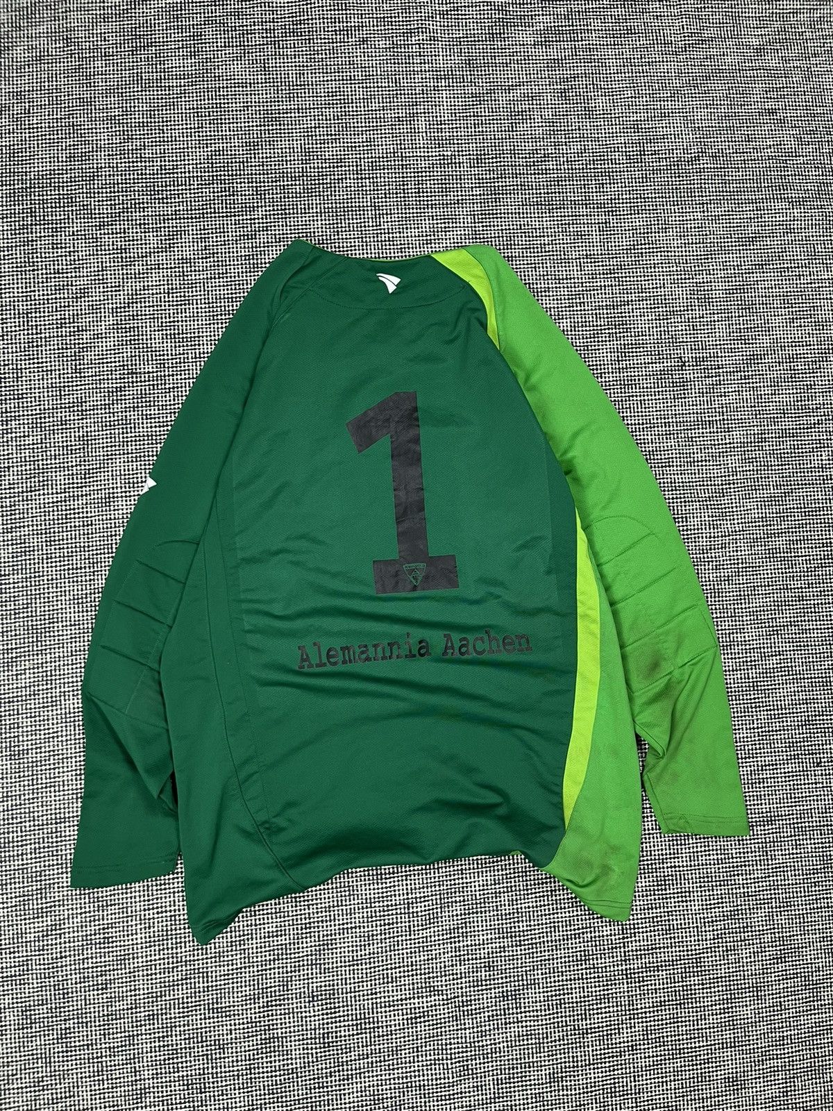 Vintage 2007/2008 Alemannia Aachen rare soccer goalkeeper Jersey GK Size US XL / EU 56 / 4 - 2 Thumbnail
