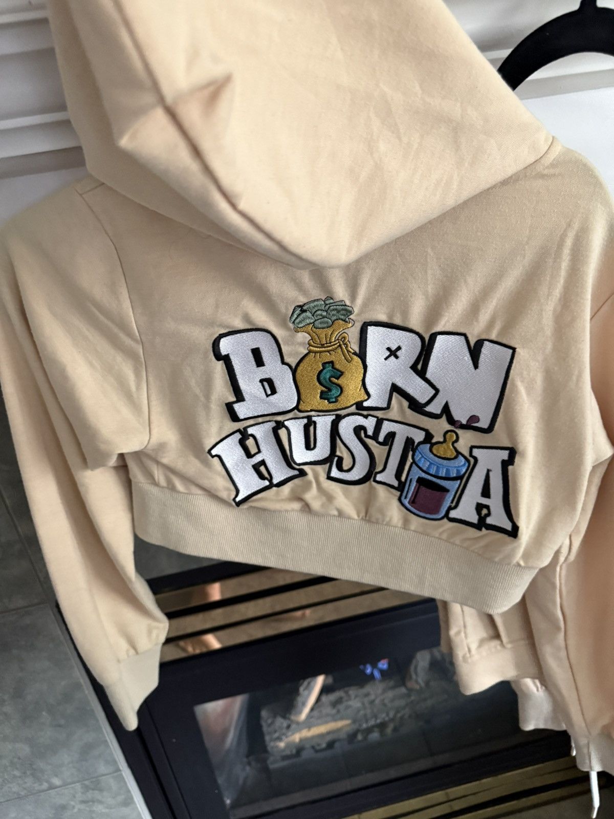 Other Born Husta Matching Set - Cropped Jacket & Pants - Beige XS Size XS / US 0-2 / IT 36-38 - 6 Thumbnail