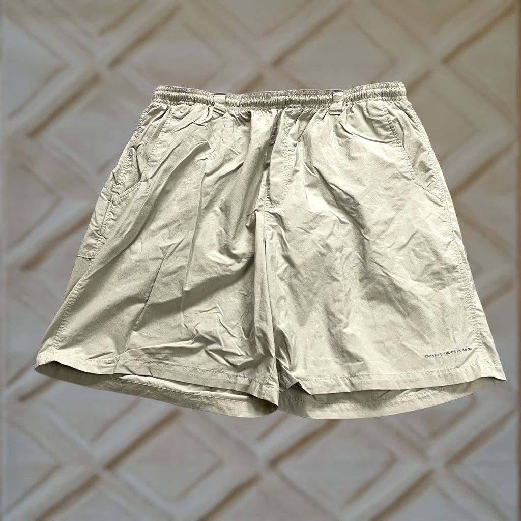 Vintage Columbia PFG Omni Shade Water Shorts Mens XL Beige Elastic Waist Swimming Trunks Size US 36 / EU 52 - 1 Thumbnail
