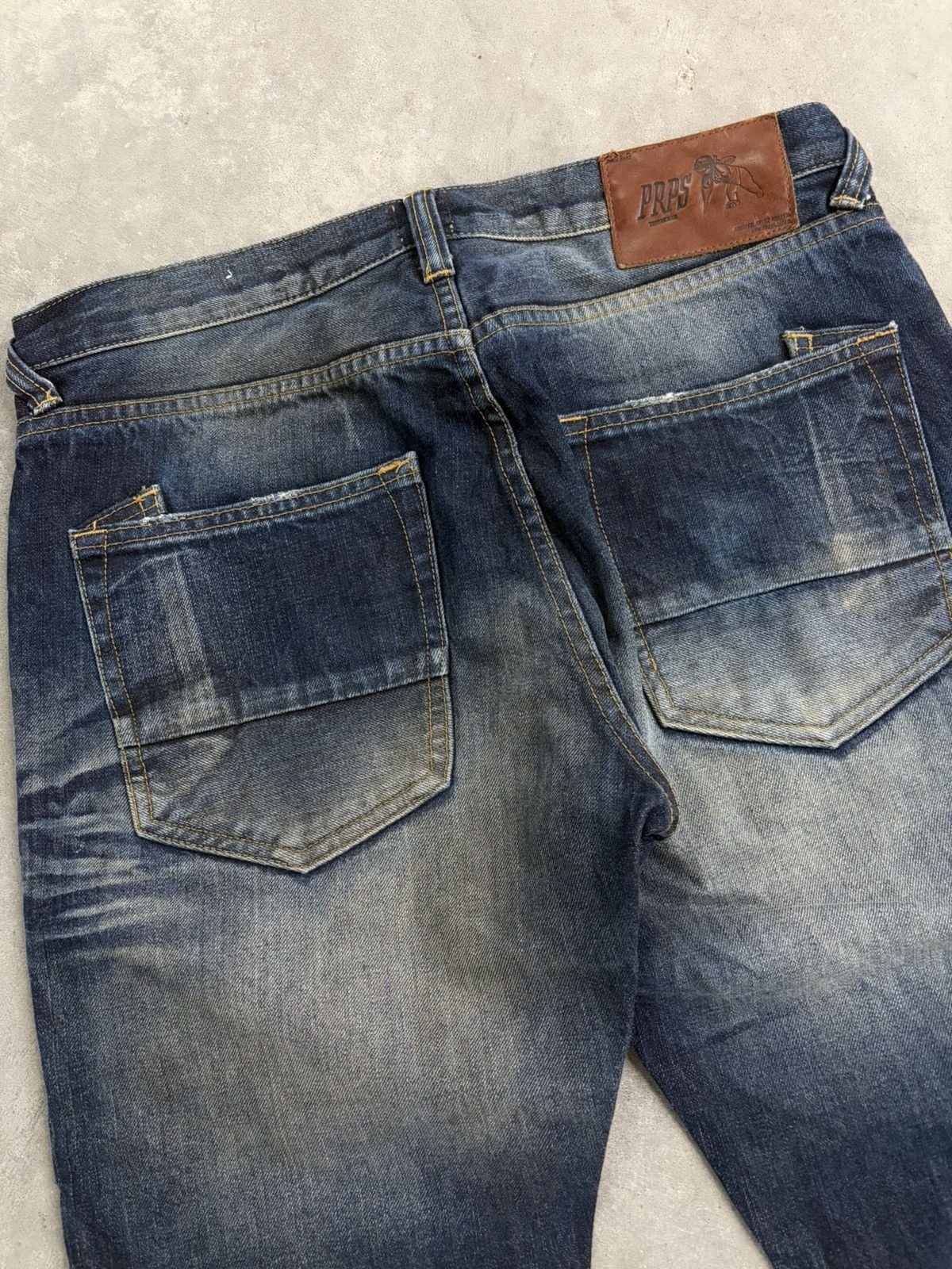 Prps Prps Japanese Dirt Washed Denim Jeans Size US 32 / EU 48 - 4 Thumbnail