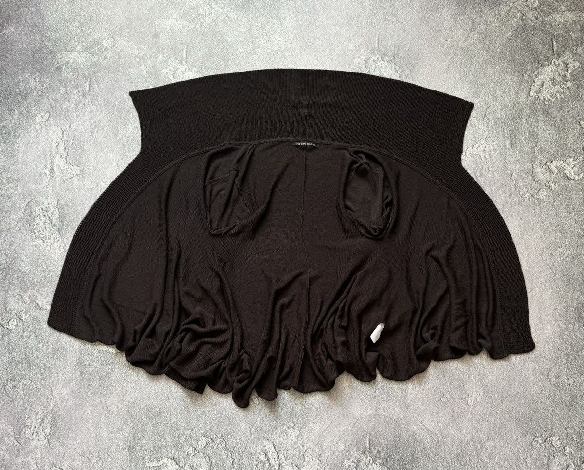 Vintage × hannes roether Hannes Roether XL brown knitwear cape poncho cardigan sweate Size XL / US 12-14 / IT 48-50 - 10 Thumbnail
