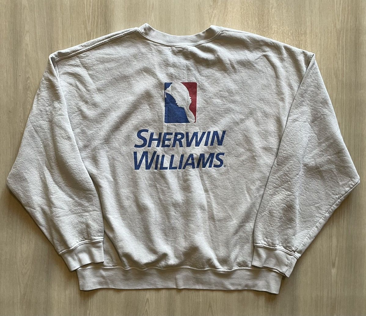 Vintage Vintage Sherwin Williams Painters Pullover Crewneck Sz XL Size US XL / EU 56 / 4 - 1 Thumbnail