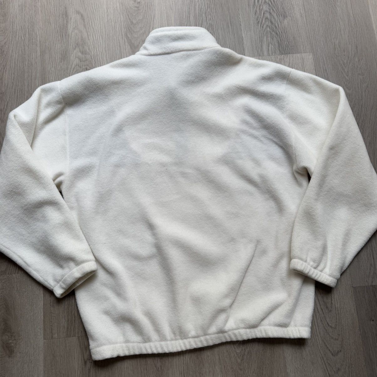 Vintage Vintage City Scape Alaska Zipper Anorak Fleece Jacket White Size US M / EU 48-50 / 2 - 3 Thumbnail