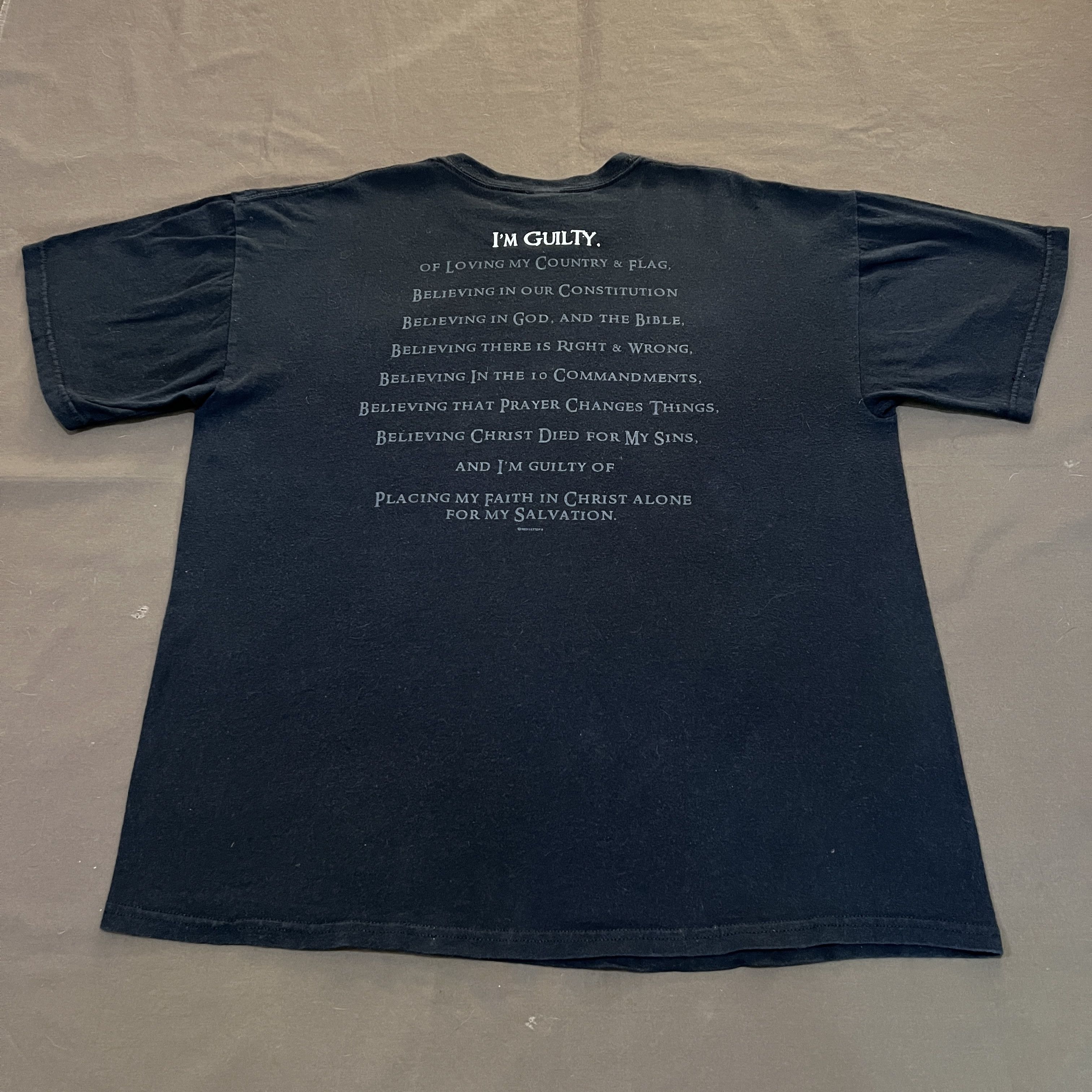 Vintage Vintage Y2K i'm guilty God Jesus Bible Holy Promo Tee XL Size US XL / EU 56 / 4 - 4 Thumbnail