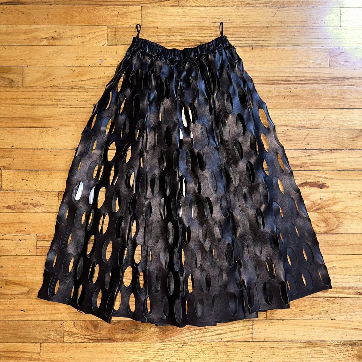 Miu Miu Nappa leather skirt w holes NWT | Grailed