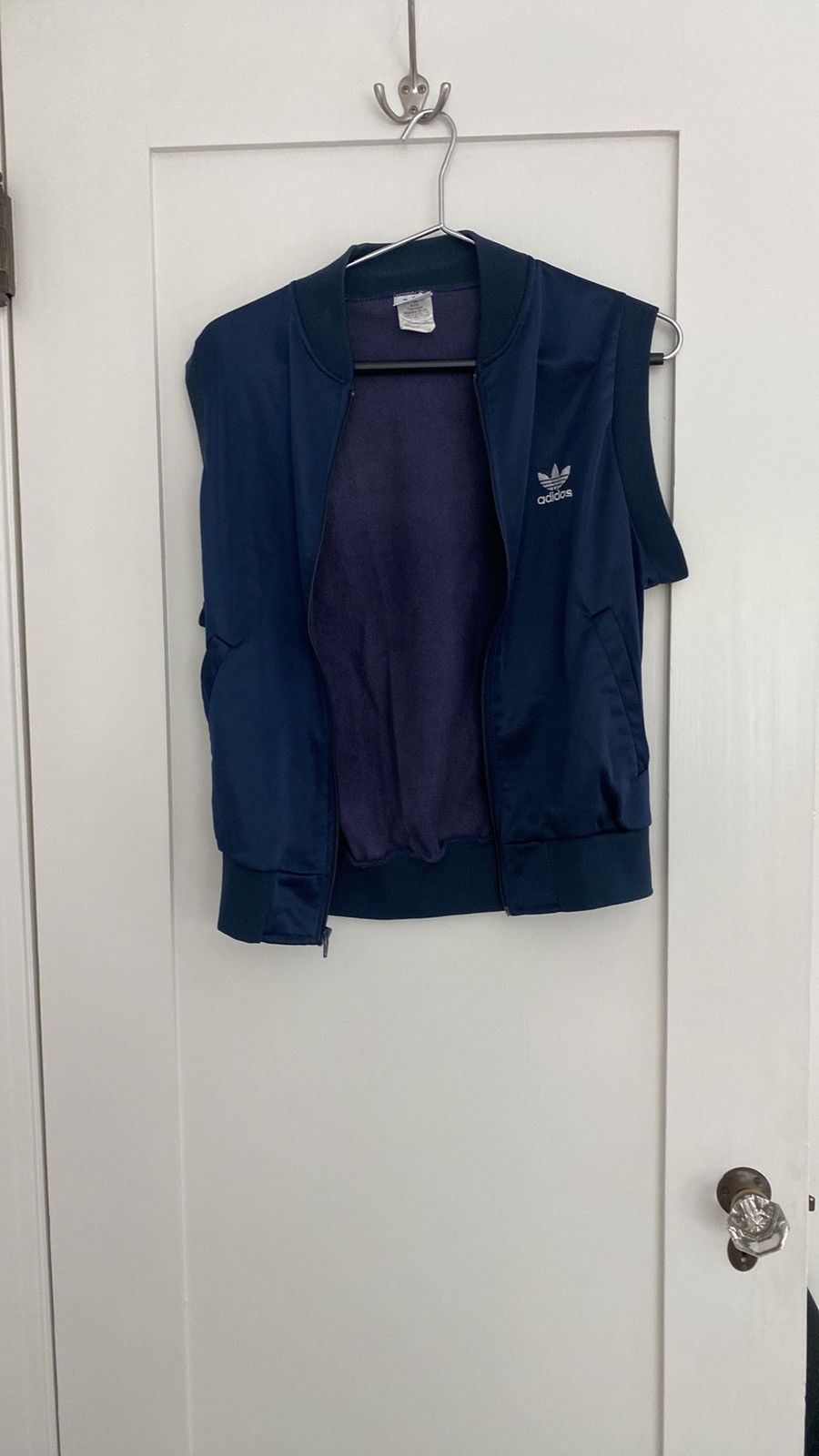 Adidas × Vintage Vintage zip track vest Size US M / EU 48-50 / 2 - 5 Thumbnail