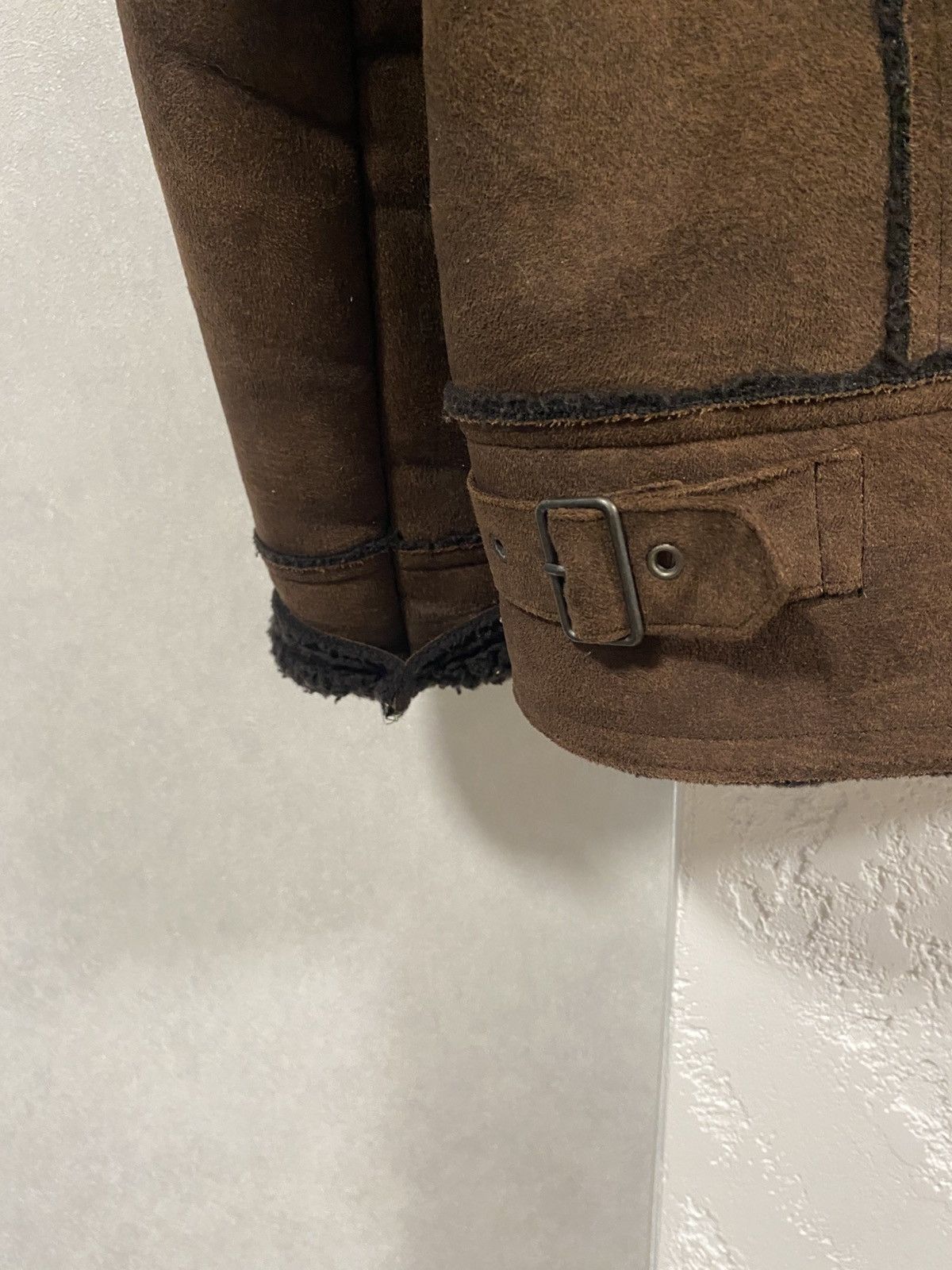 Zara Zara Shearling Coat B-3 Style Sheepskin Jacket Size: L Size US L / EU 52-54 / 3 - 12 Thumbnail