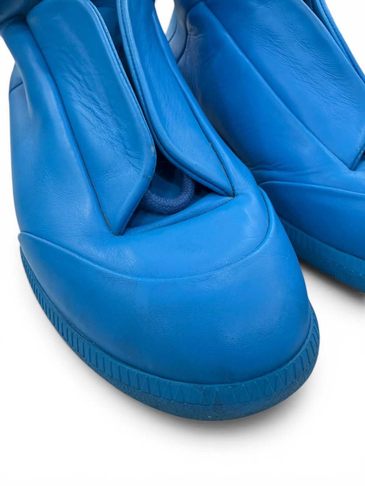 Maison Margiela Margiela Future High Top Sneakers Blue Size US 10 / EU 43 - 4 Thumbnail
