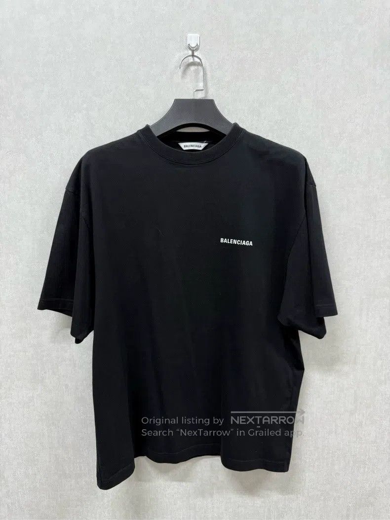 Balenciaga Balenciaga Reverse B Embroidered Short Sleeve Size US S / EU 44-46 / 1 - 1 Thumbnail