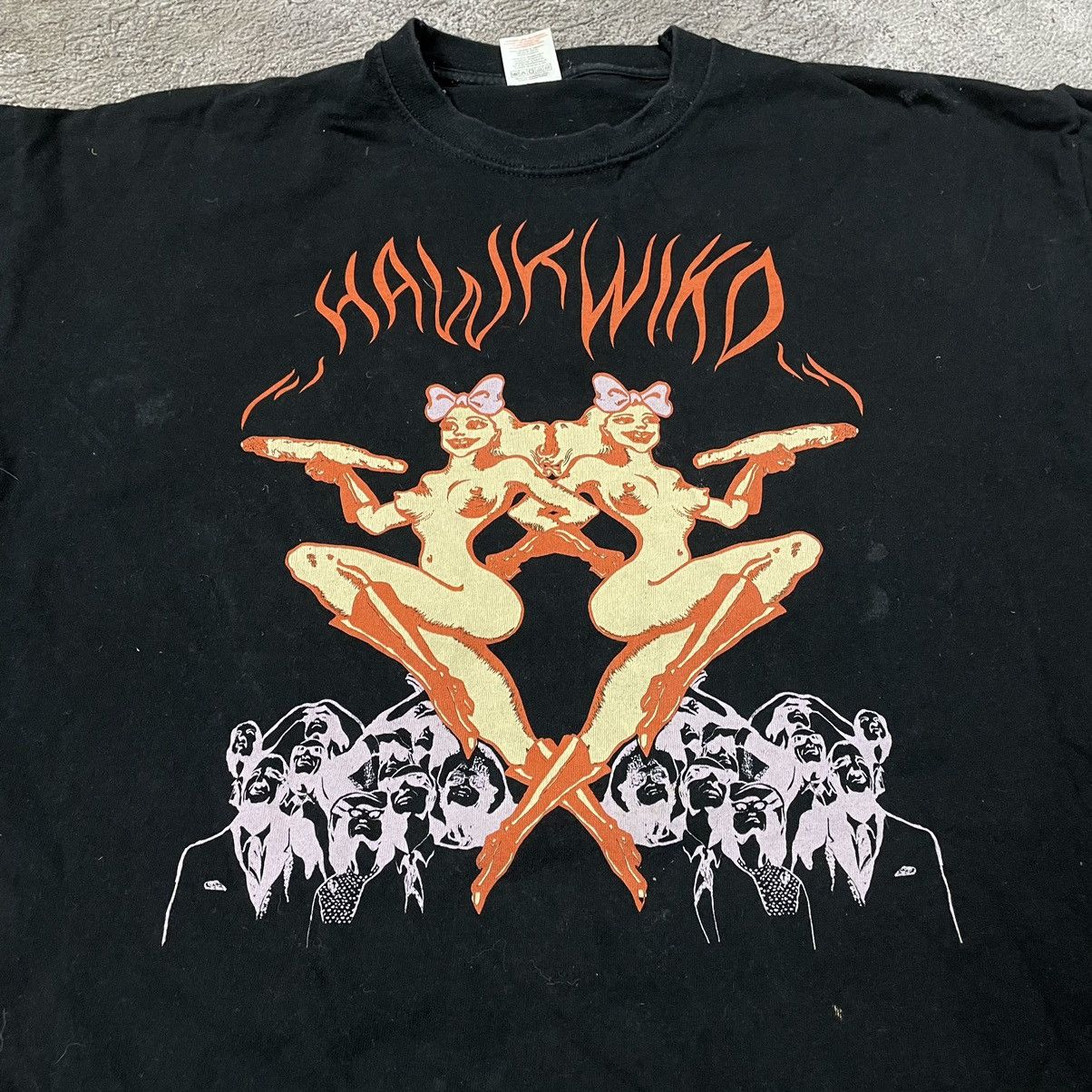 Vintage Vintage Y2K Graphic Tee Sun Faded Rave Aesthetic Wide Leg XL Size US XL / EU 56 / 4 - 2 Thumbnail
