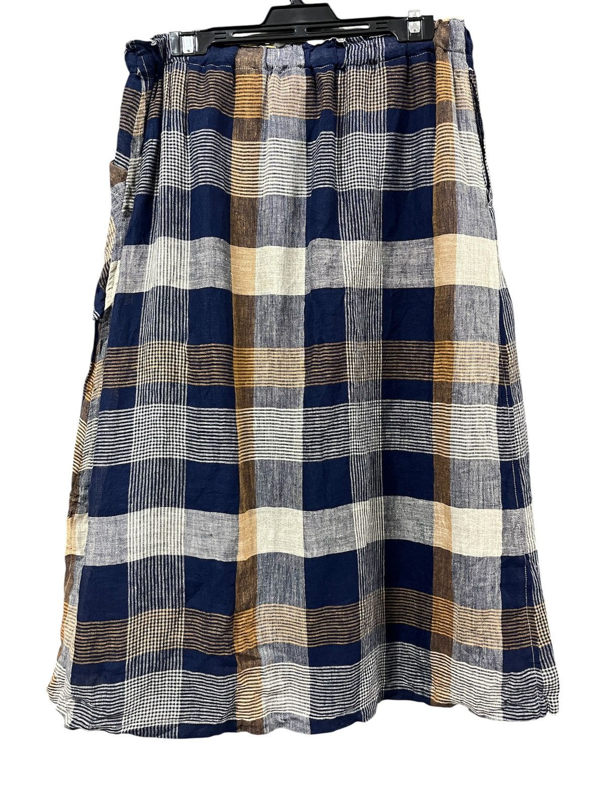 Issey Miyake Vintage plantation skirt by issey miyake colour plaid Size 31" - 6 Thumbnail