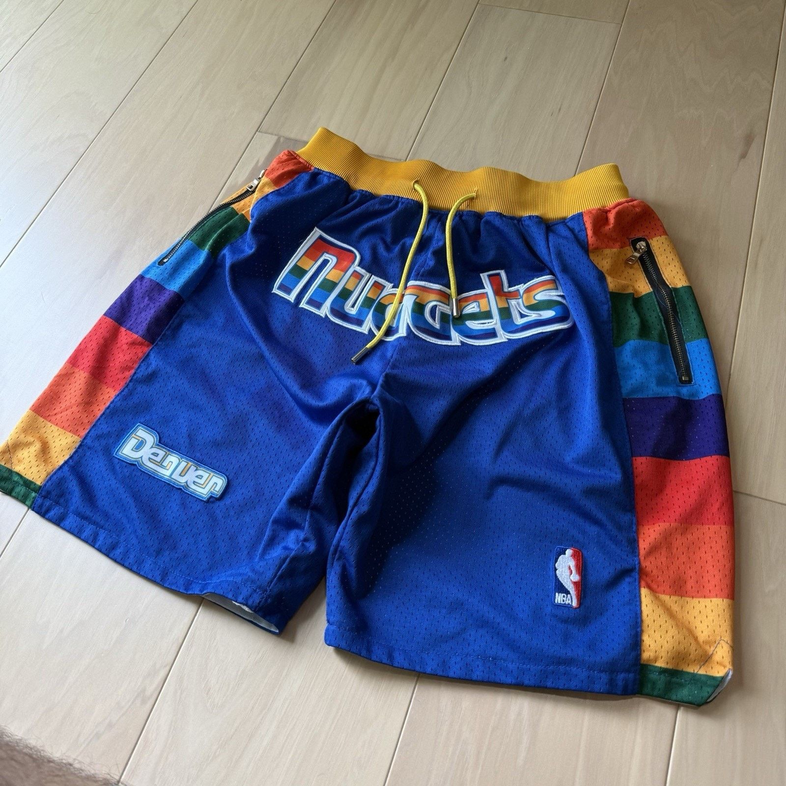 Just Don Denver Nuggets Shorts Large Blue Just Don NBA Basketball Size US 26 / EU 42 - 6 Thumbnail